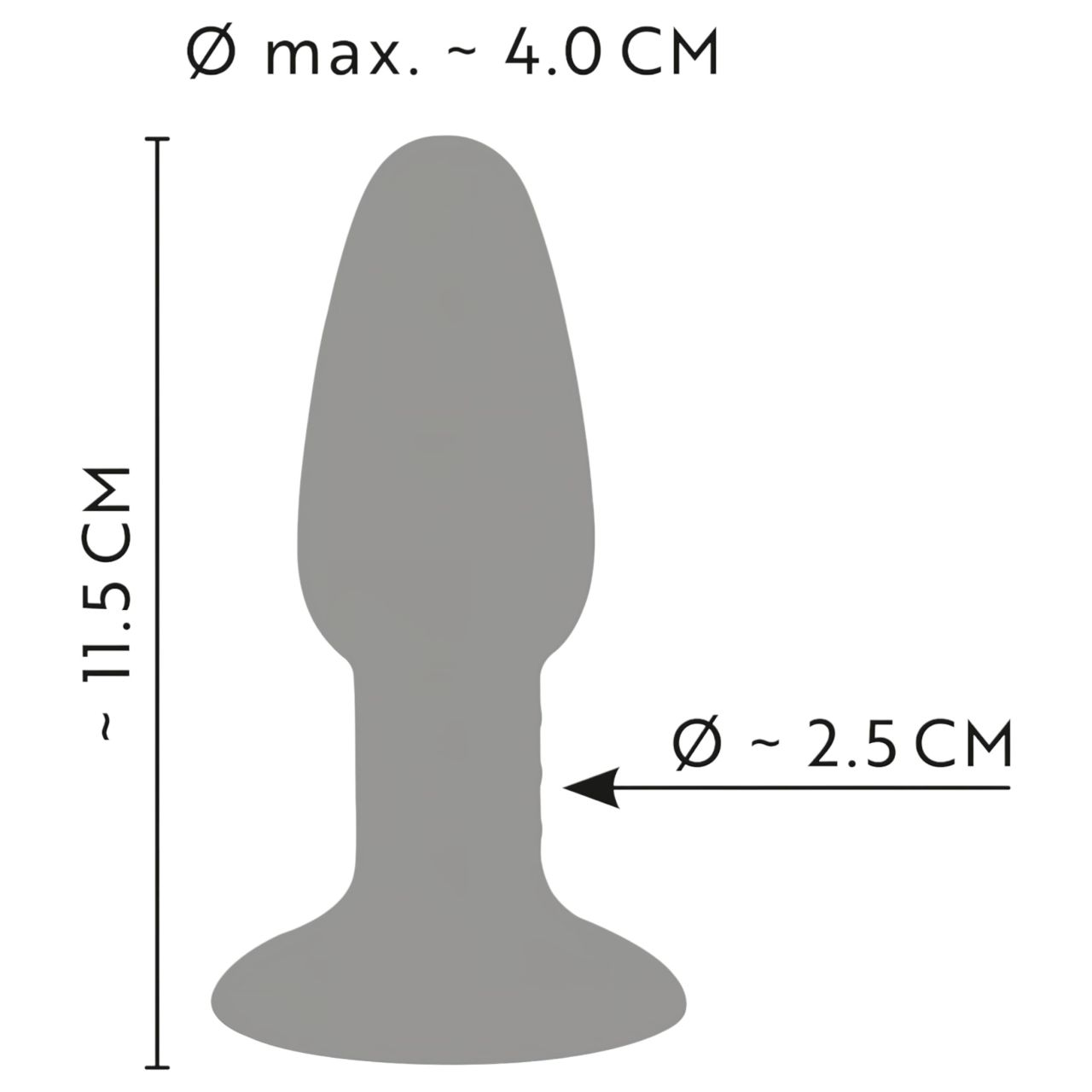 ANOS - szilikon anál plug (színes) ANOS - szilikon anál plug (színes)