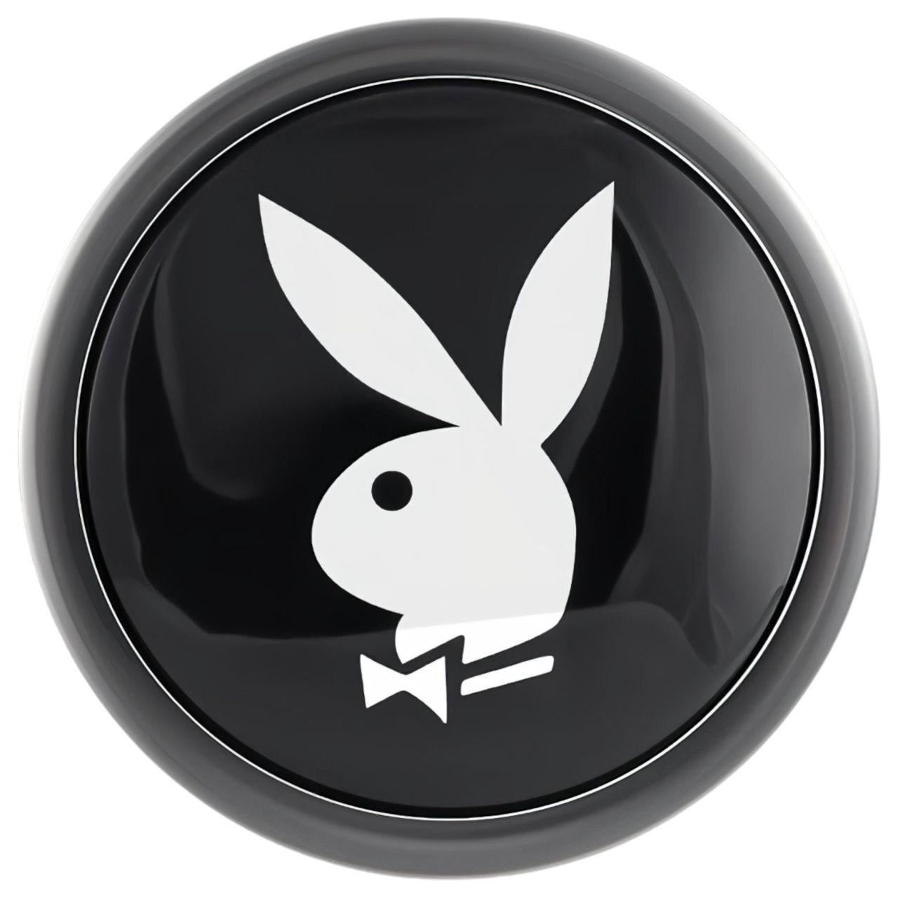 Playboy Tux - anál dildó - kicsi (ezüst)