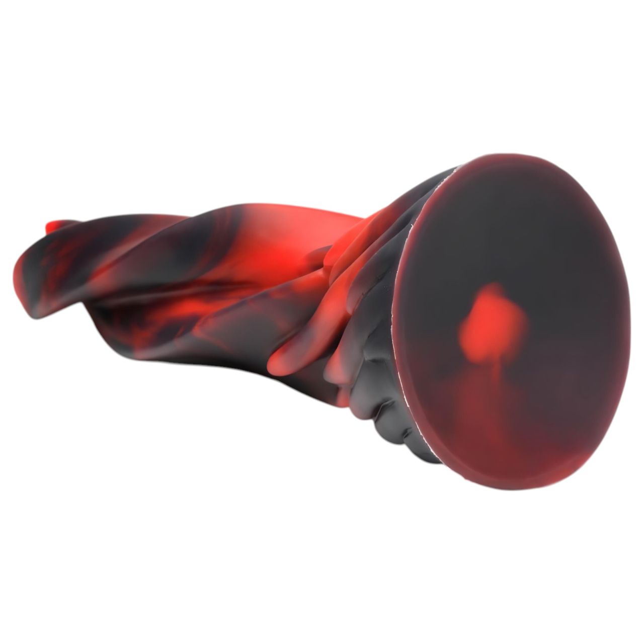 Creature Cocks Hell Kiss - csavart szilikon dildó - 19cm (piros) Creature Cocks Hell Kiss - csavart szilikon dildó - 19cm (piros)