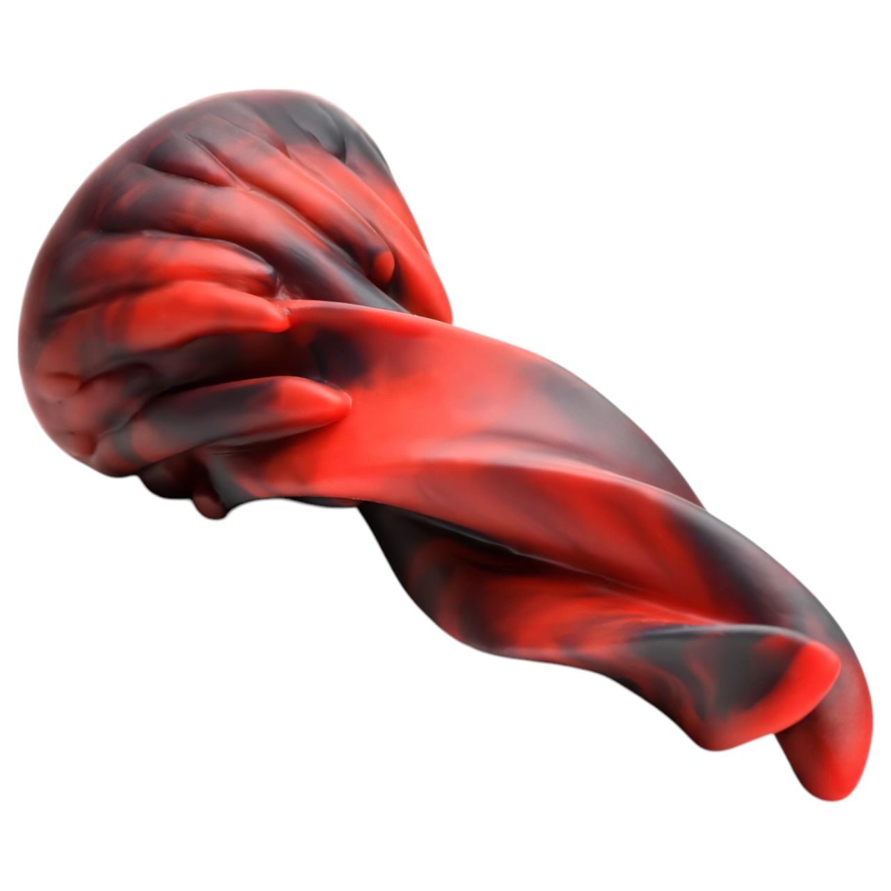 Creature Cocks Hell Kiss - csavart szilikon dildó - 19cm (piros) Creature Cocks Hell Kiss - csavart szilikon dildó - 19cm (piros)