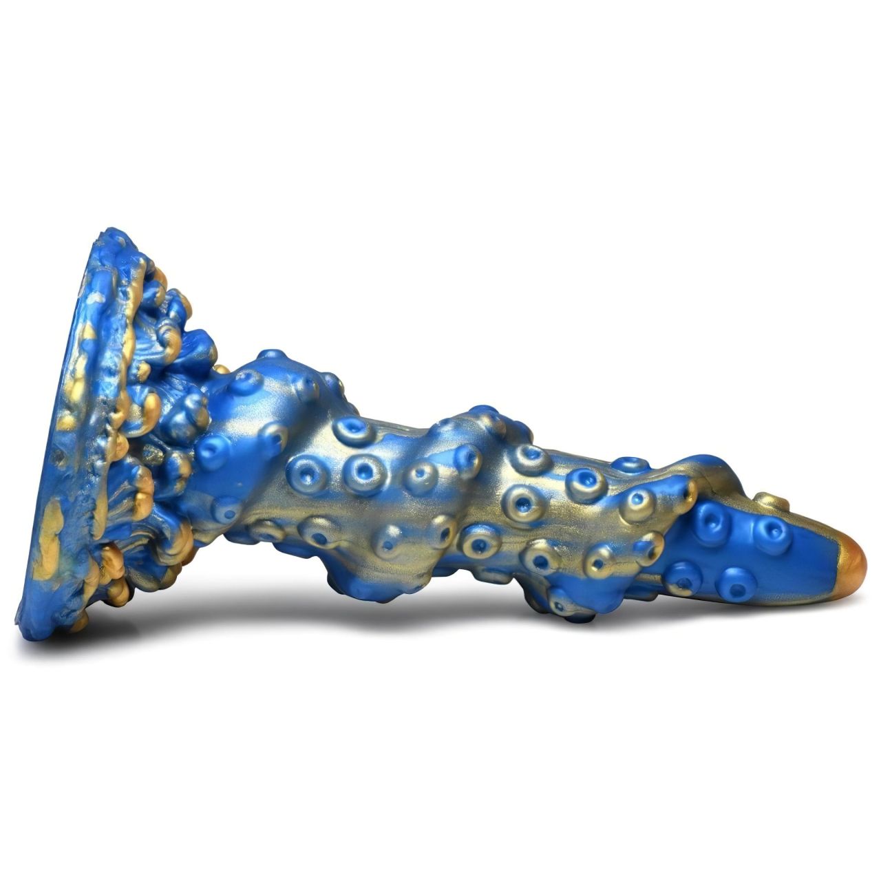 Creature Cocks Kraken - spirál polipkar dildó - 21cm (arany-kék) Creature Cocks Kraken - spirál polipkar dildó - 21cm (arany-kék)