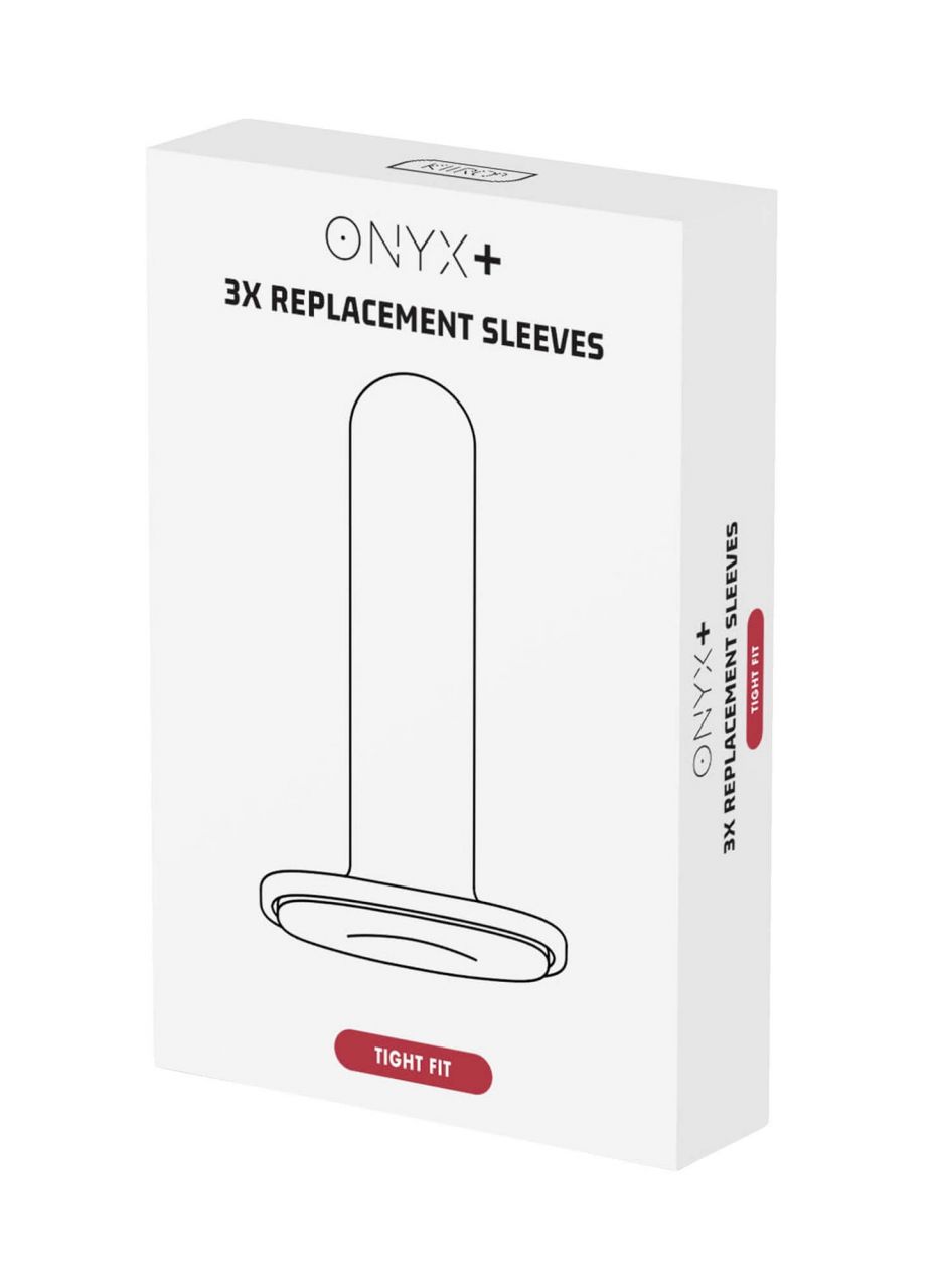 Kiiroo Onyx Tight Fit- maszturbátor mandzsetta - 3db (fehér)