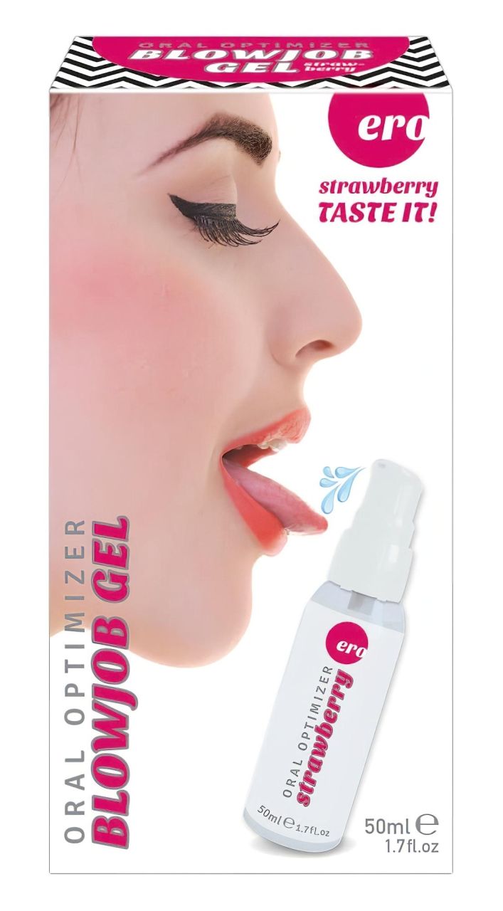 Blowjob Gel - orál síkosító gél - eper (50ml)