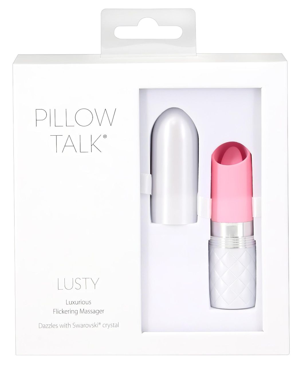 Pillow Talk Lusty - akkus, nyelves rúdvibrátor (pink)