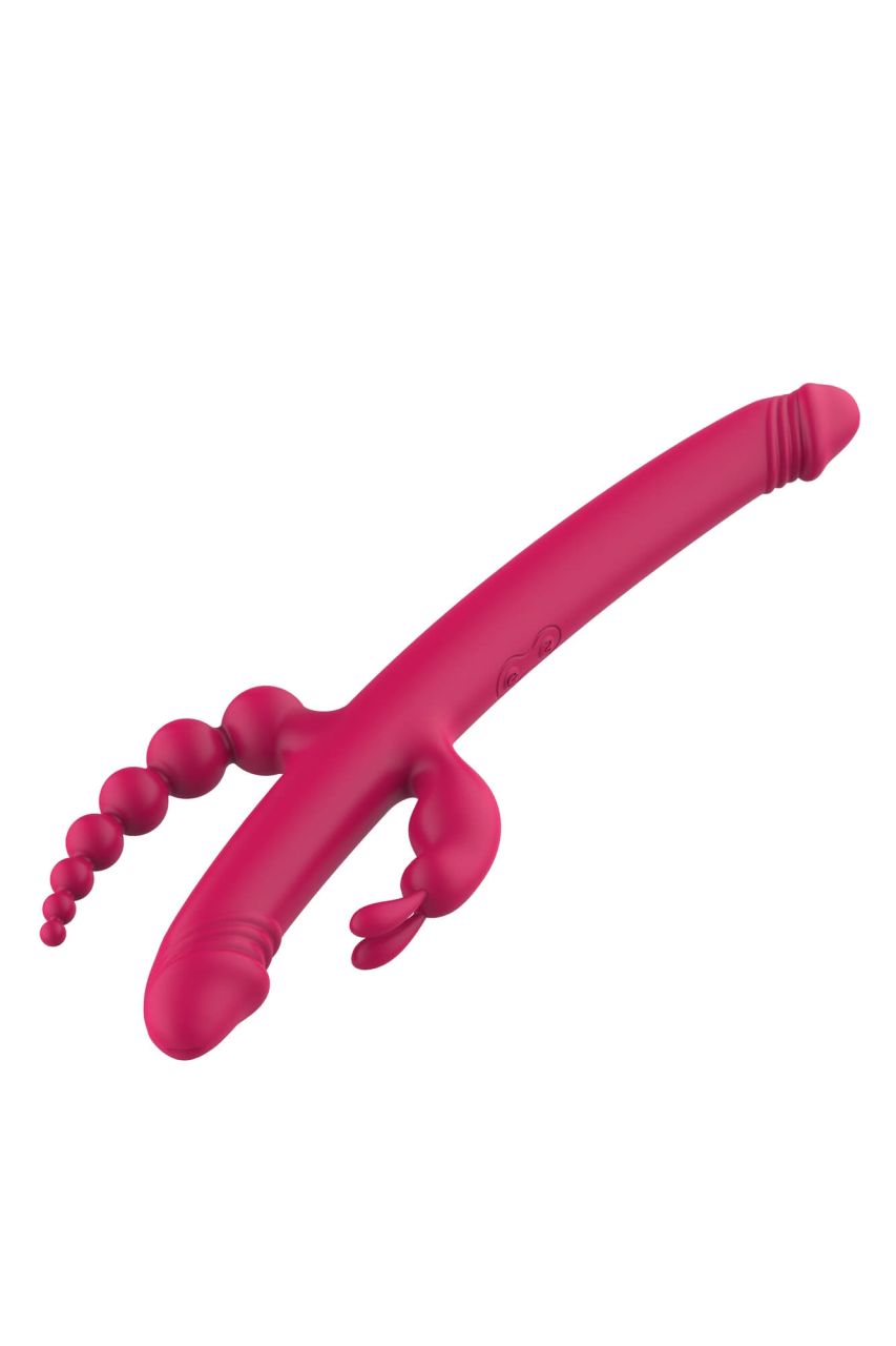 Dreamtoys Anywhere Pleasure Vibe - akkus, 4 ágú vibrátor (pink)