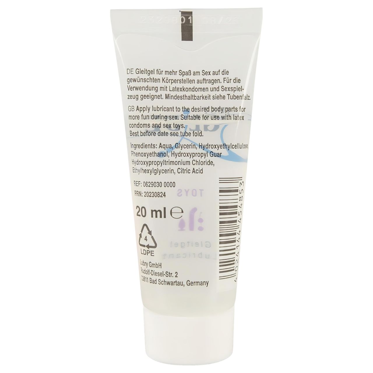 Just Glide Toy - vízbázisú síkosító (20ml) Just Glide Toy - vízbázisú síkosító (20ml)