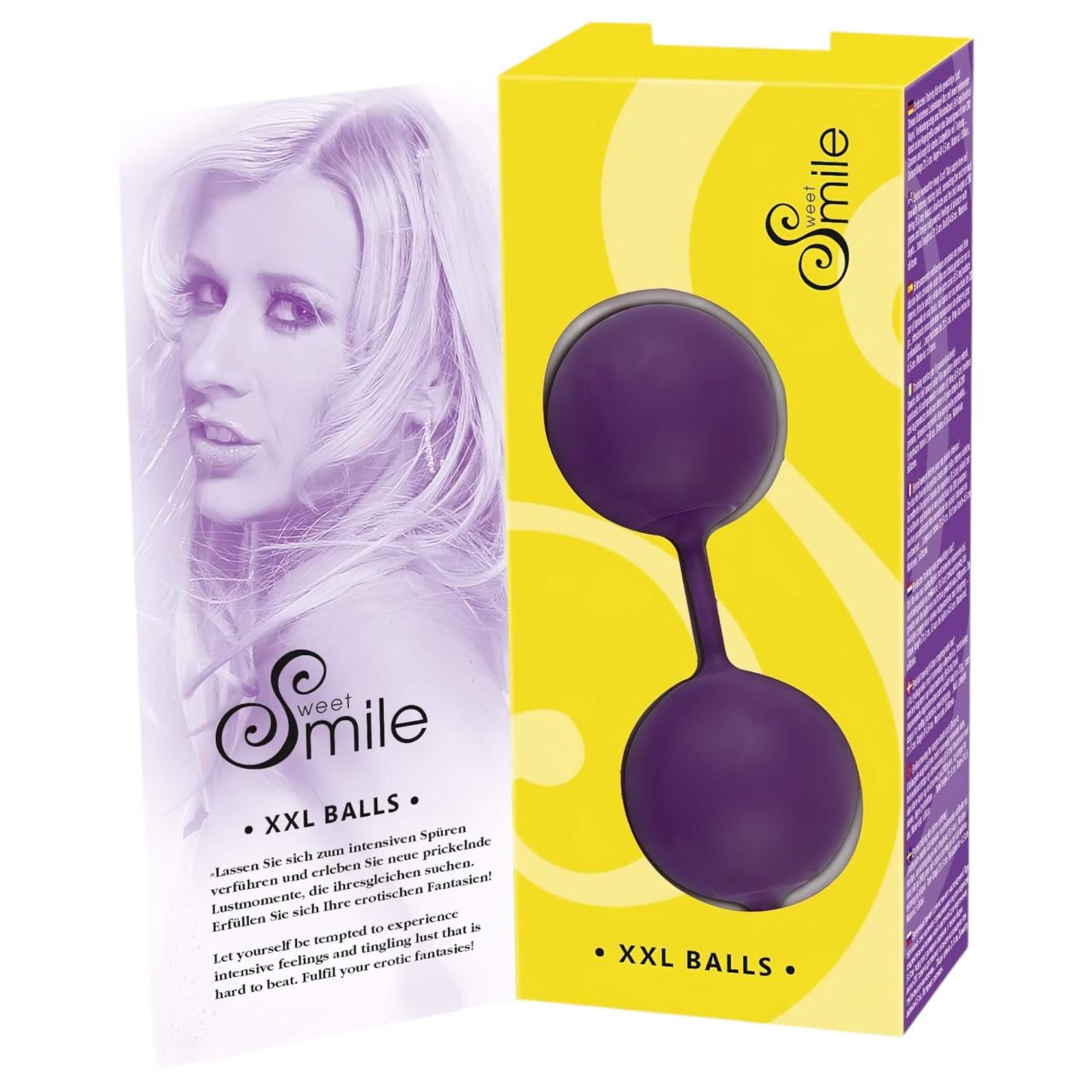 SMILE XXL Balls - óriás gésagolyók (lila)