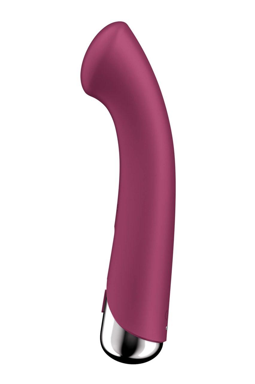 Satisfyer Spinning G-Spot 1 - forgó fejes G-pont vibrátor (piros)