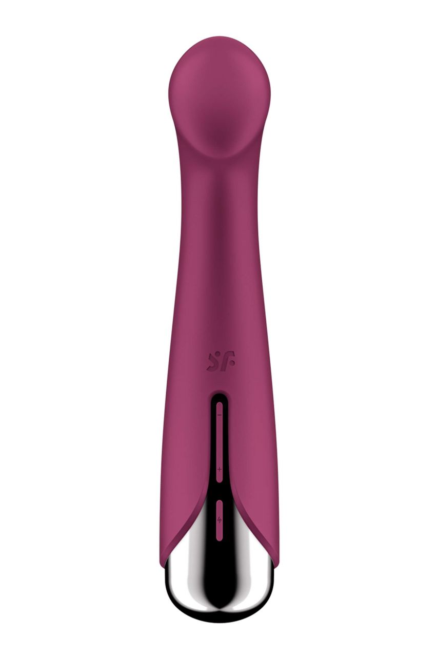 Satisfyer Spinning G-Spot 1 - forgó fejes G-pont vibrátor (piros)