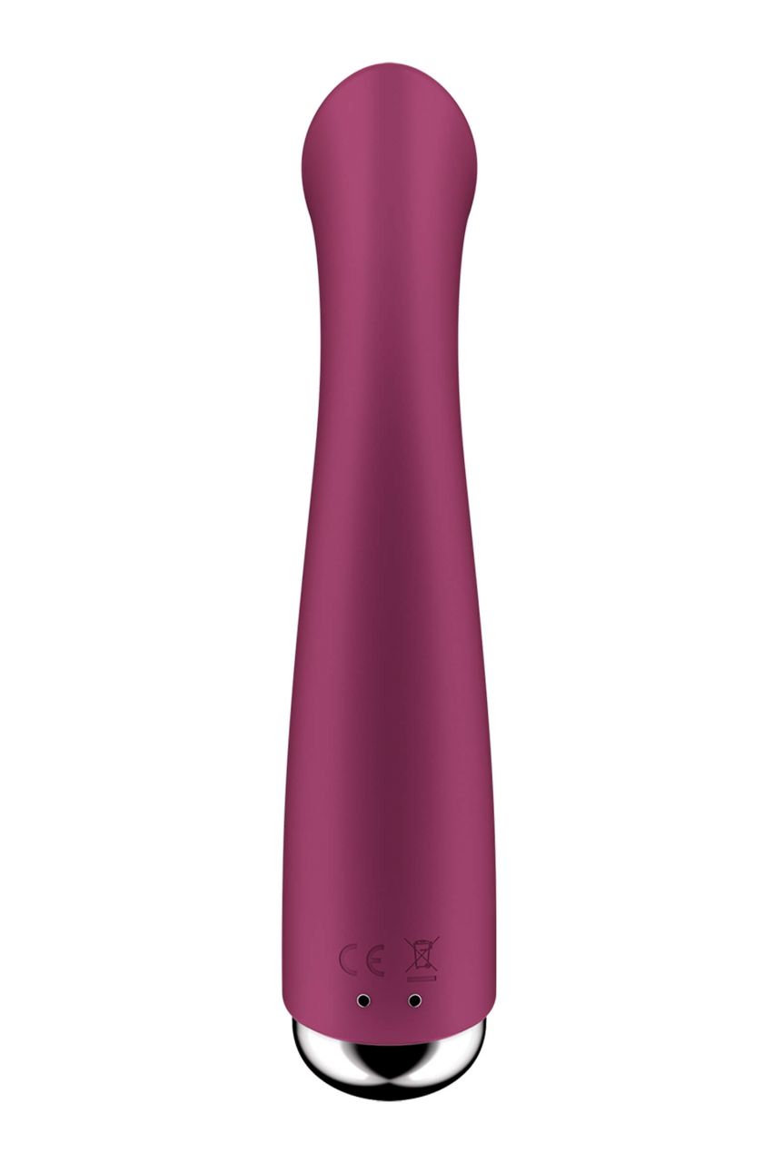 Satisfyer Spinning G-Spot 1 - forgó fejes G-pont vibrátor (piros)