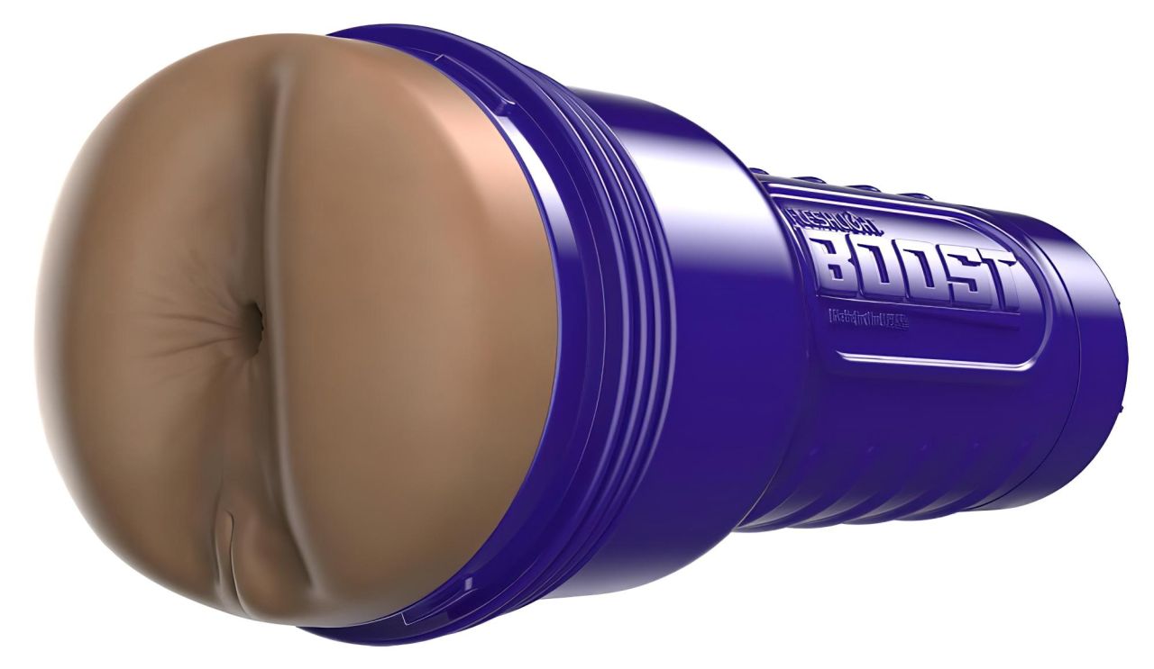 Fleshlight Boost Blast - élethű popsi maszturbátor (barna)