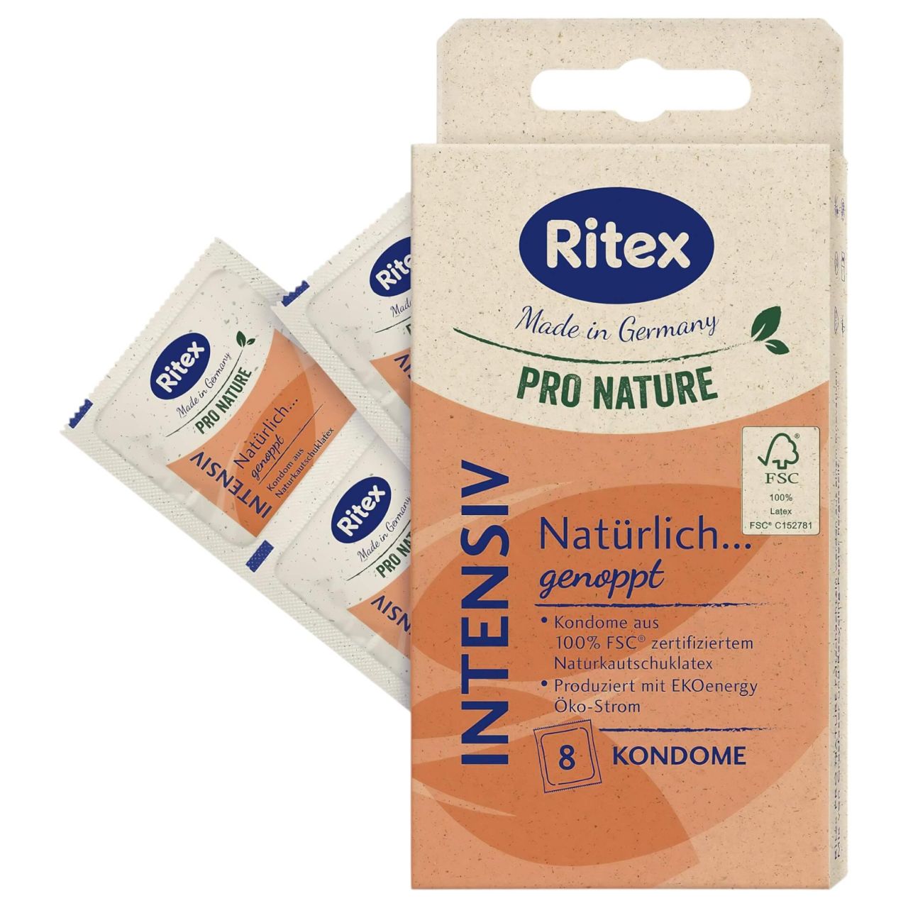 / RITEX Pro Nature Intensive - óvszer (8db)