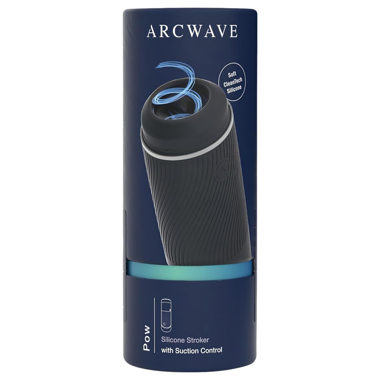 Arcwave Pow - manuális szívó maszturbátor (fekete) Arcwave Pow - manuális szívó maszturbátor (fekete)