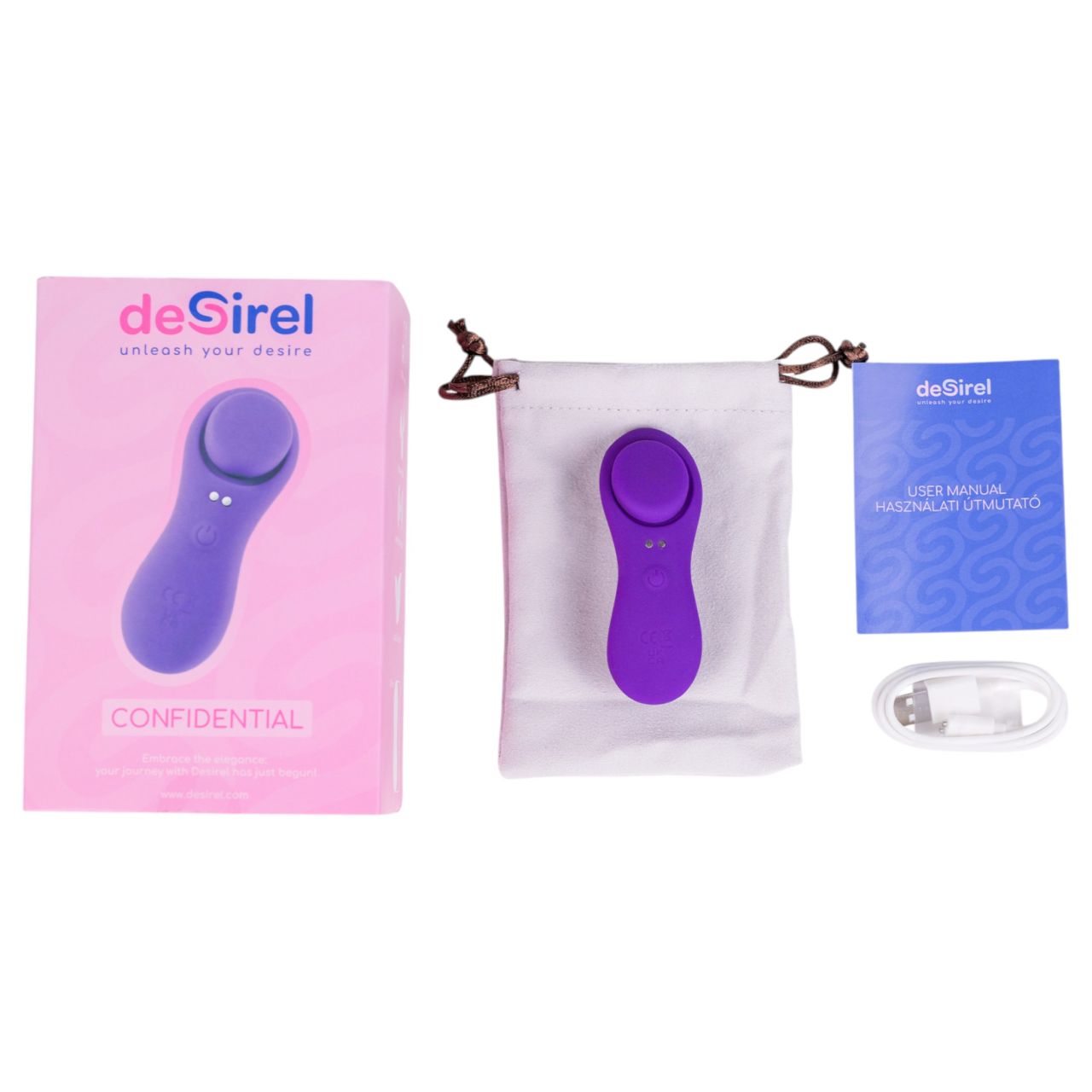 Desirel Confidential - okos bugyi vibrátor (lila) Desirel Confidential - okos bugyi vibrátor (lila)