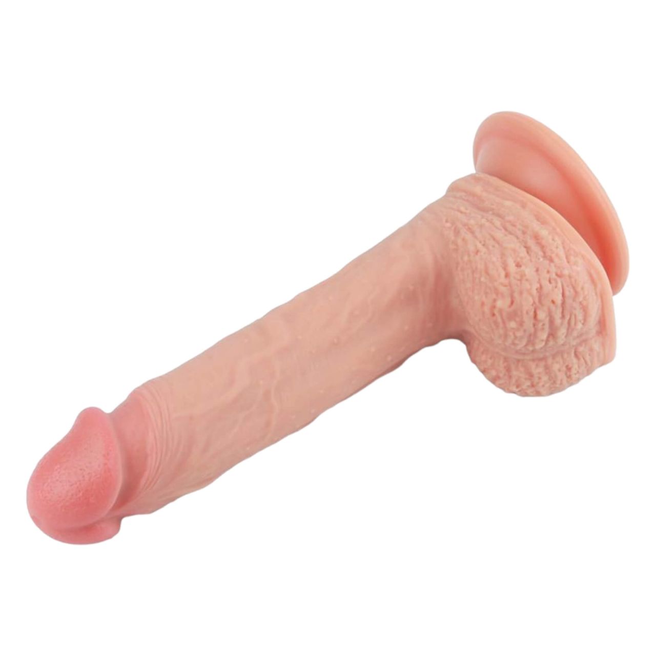 Lovetoy Nature Cock - tapadótalpas élethű dildó - 21cm (natúr)