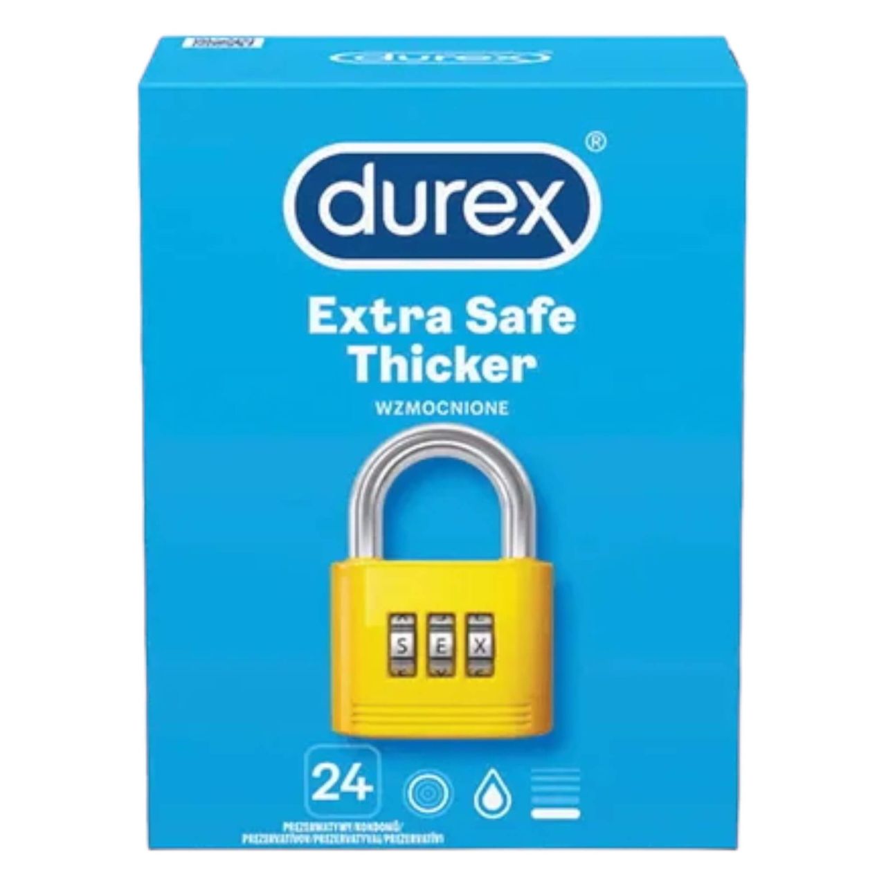 Durex Extra Safe - biztonságos óvszer (24db)