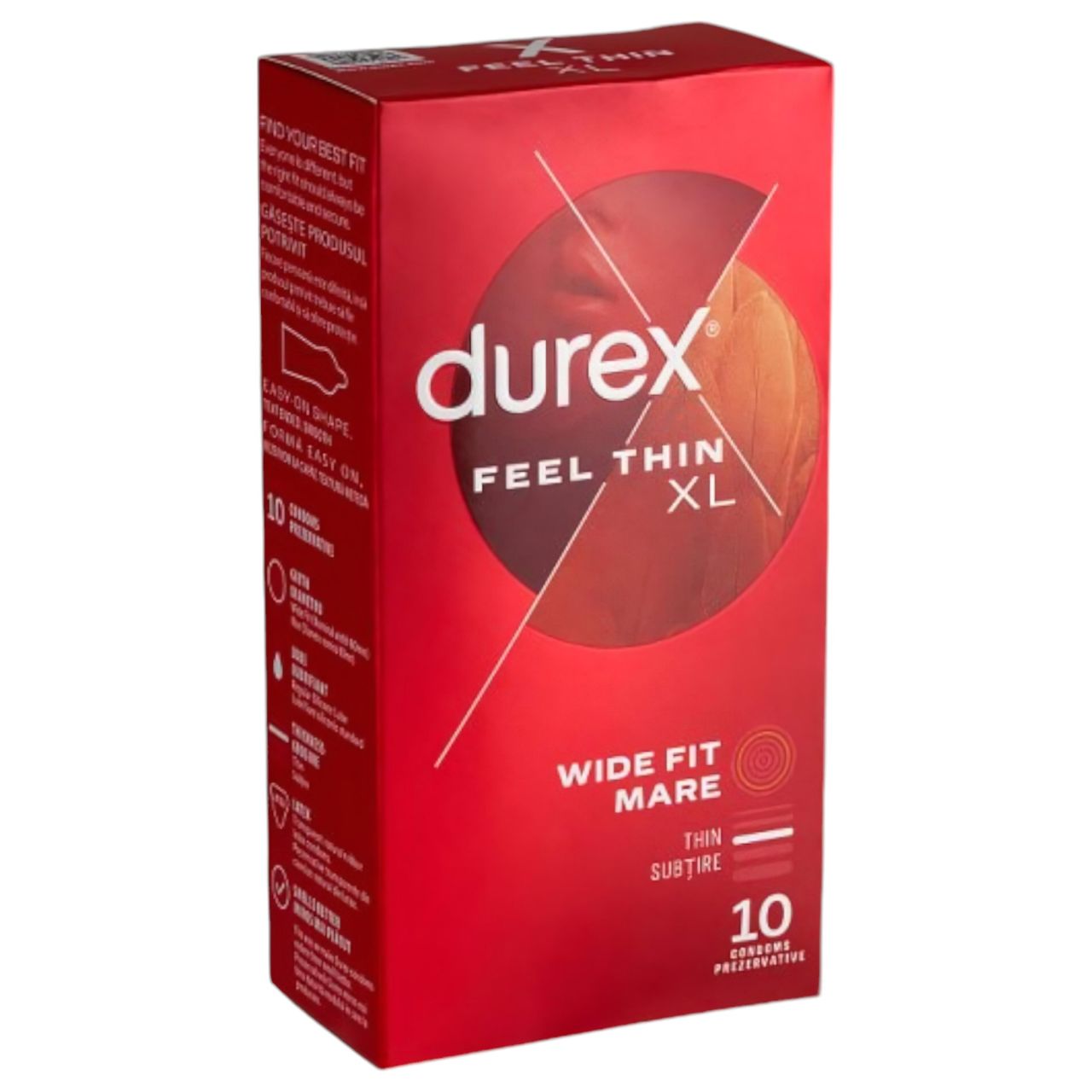 Durex Feel Thin XL - élethű érzés óvszer (10db) Durex Feel Thin XL - élethű érzés óvszer (10db)