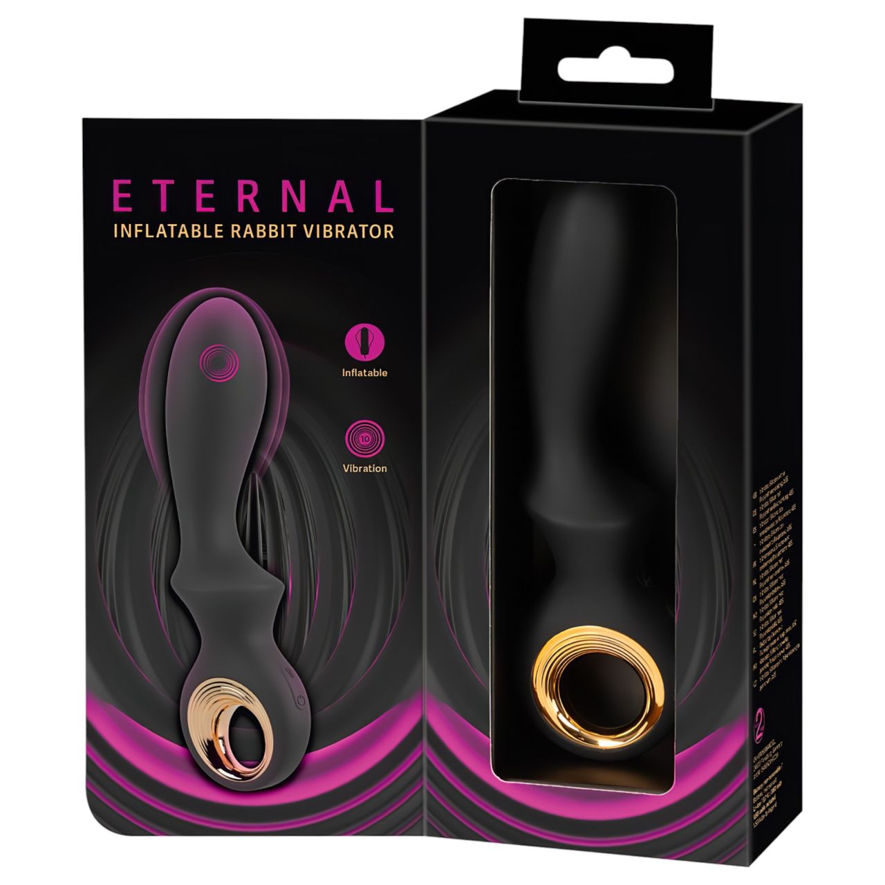 Eternal - felpumpálható G-pont vibrátor (fekete) Eternal - felpumpálható G-pont vibrátor (fekete)