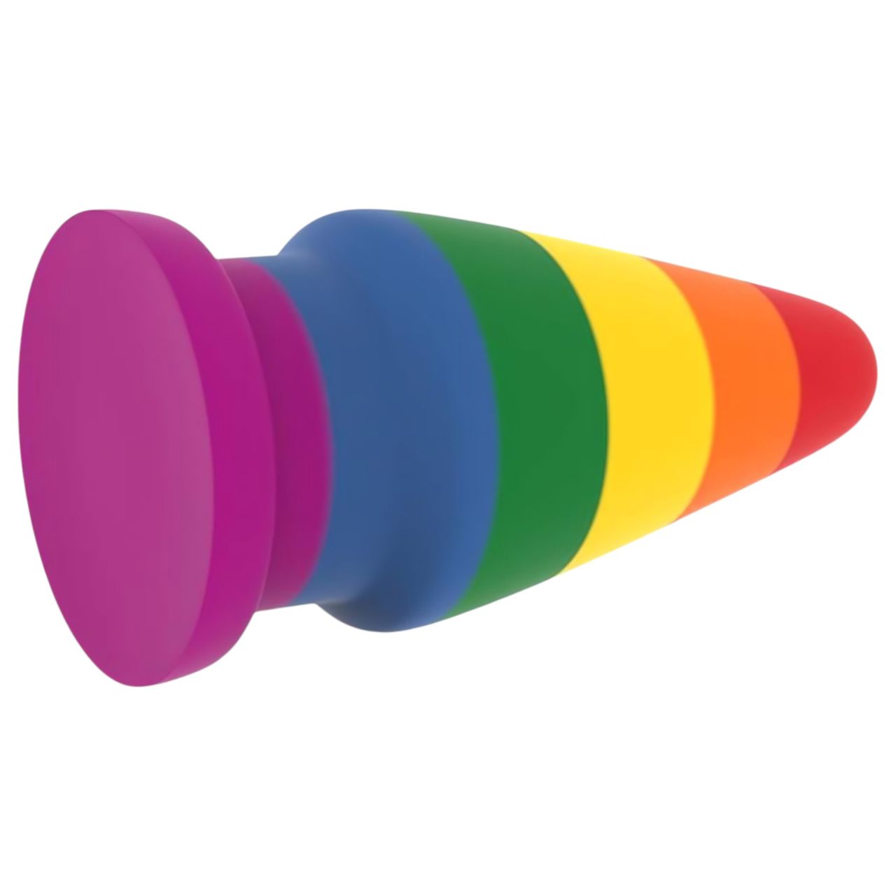 Lovetoy Prider - anál tágító plug - 15cm (szivárvány) Lovetoy Prider - anál tágító plug - 15cm (szivárvány)