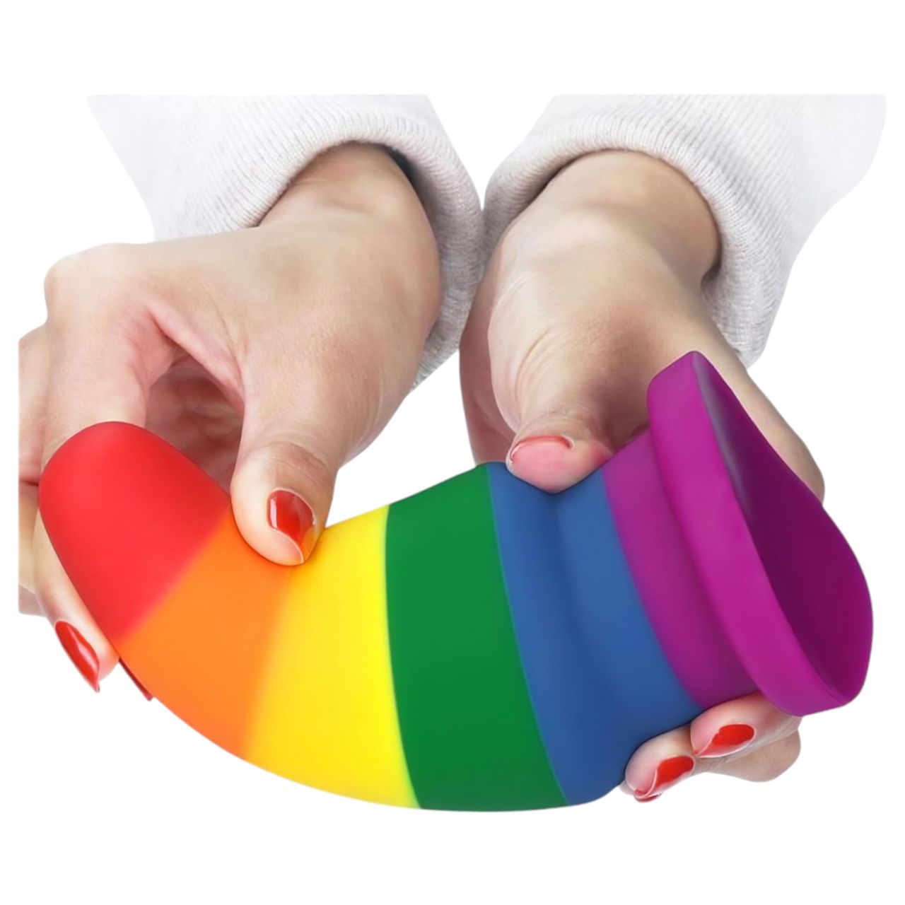 Lovetoy Prider - anál tágító plug - 15cm (szivárvány) Lovetoy Prider - anál tágító plug - 15cm (szivárvány)