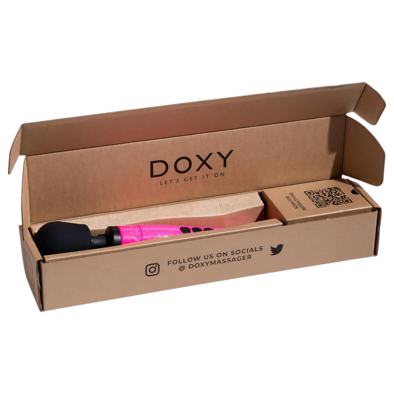 Doxy Die Cast Wand - hálózati masszírozó vibrátor (pink)