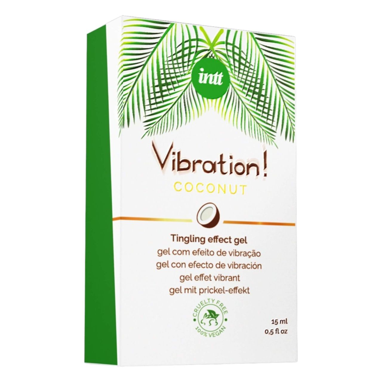 Intt Vibration! - folyékony vibrátor - kókusz (15ml)