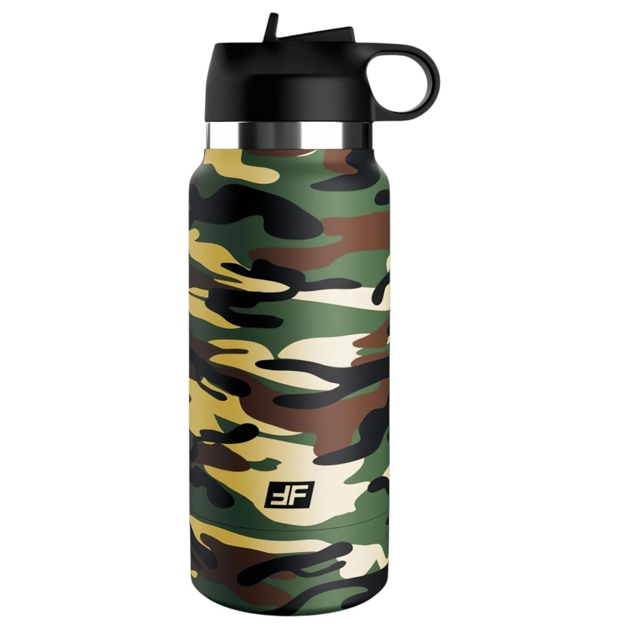 Fap Flask Happy Camper - maszturbátor kulacsban (zöld-fekete)