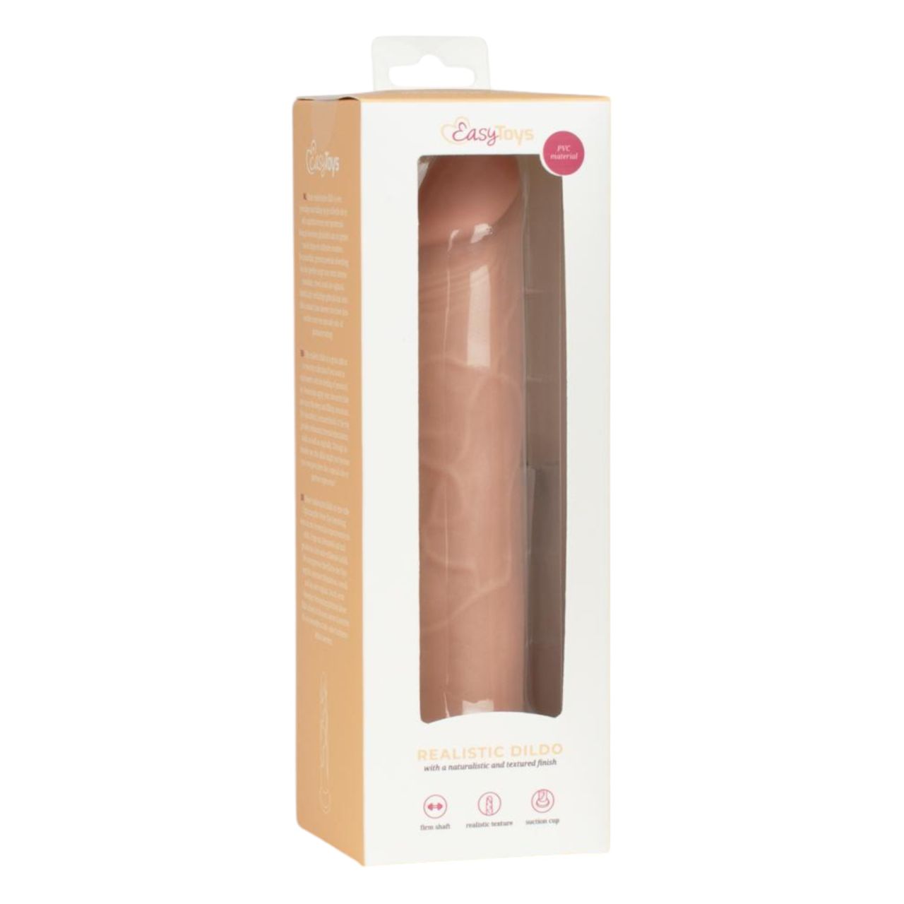 Easytoys - élethű dildó - 17,5 cm (natúr)