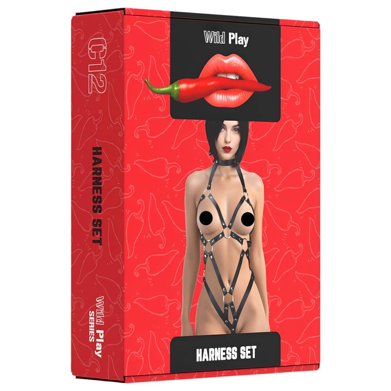 Wild Play - testhám body (fekete) Wild Play - testhám body (fekete)