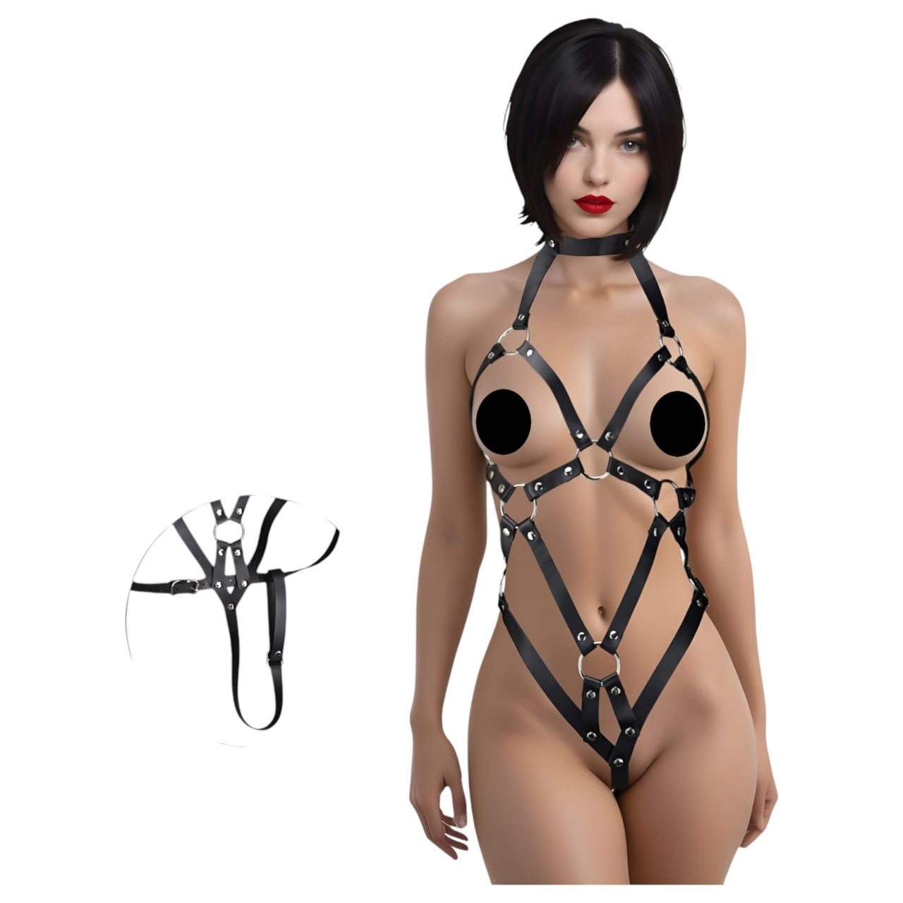 Wild Play - testhám body (fekete) Wild Play - testhám body (fekete)