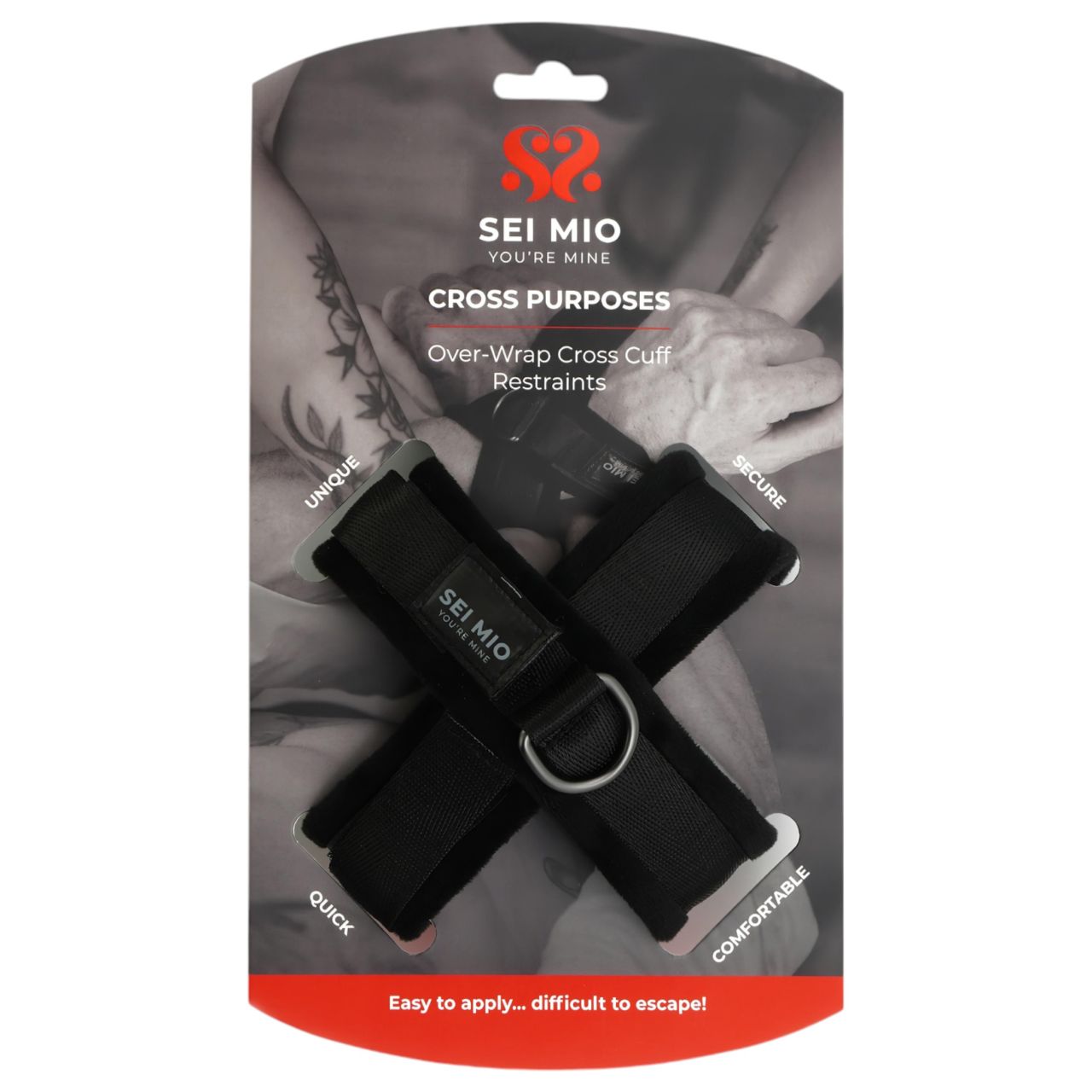 Sei Mio - kereszt bilincs (fekete) Sei Mio - kereszt bilincs (fekete)