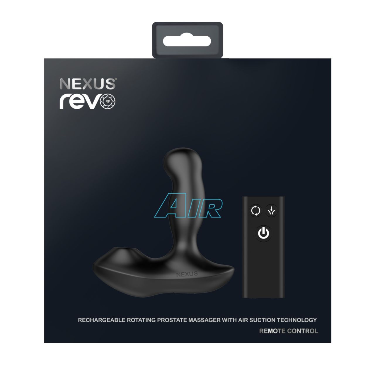 Nexus Revo Air - forgó prosztata vibrátor (fekete)