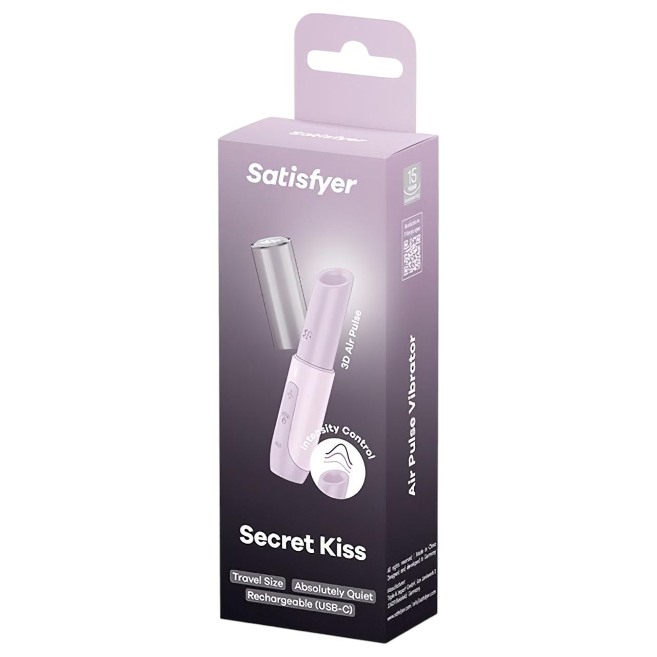 Satisfyer Secret Kiss - léghullámos csiklóizgató (pink)