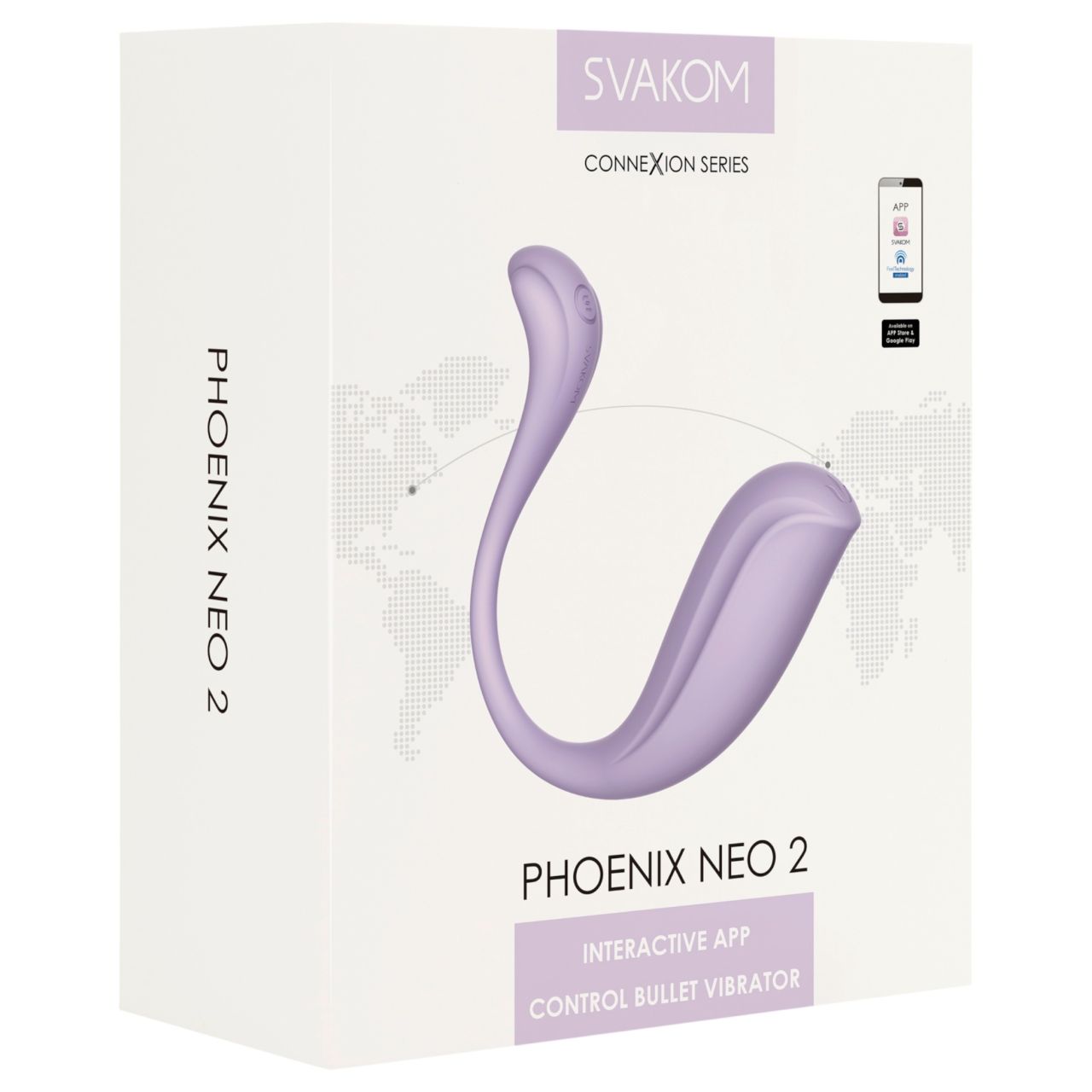 Svakom Phoenix Neo 2 - okos vibrációs tojás (lila)