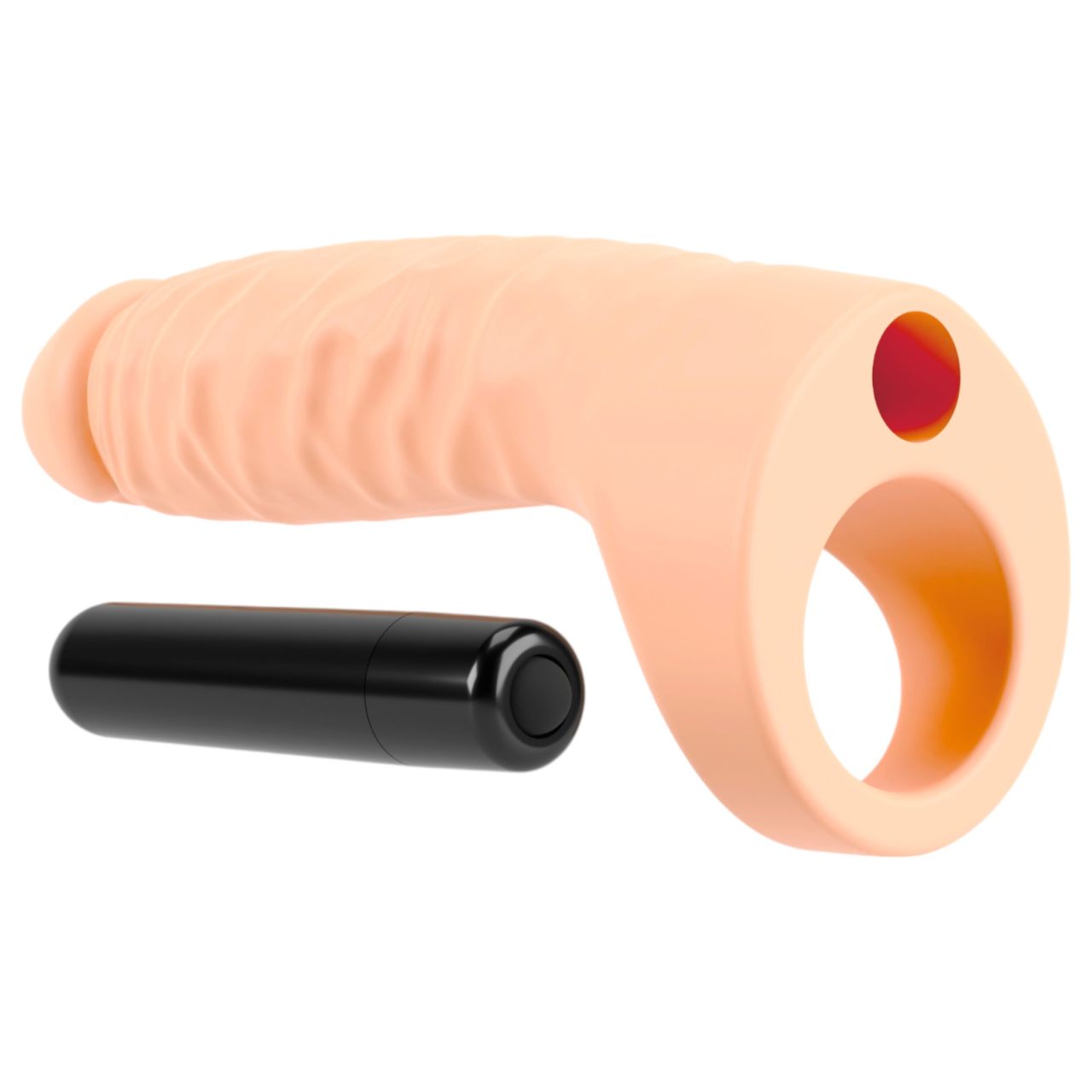 Realistixxx Double Fucker - felcsatolható anál vibrátor (fekete) Realistixxx Double Fucker - felcsatolható anál vibrátor (fekete)