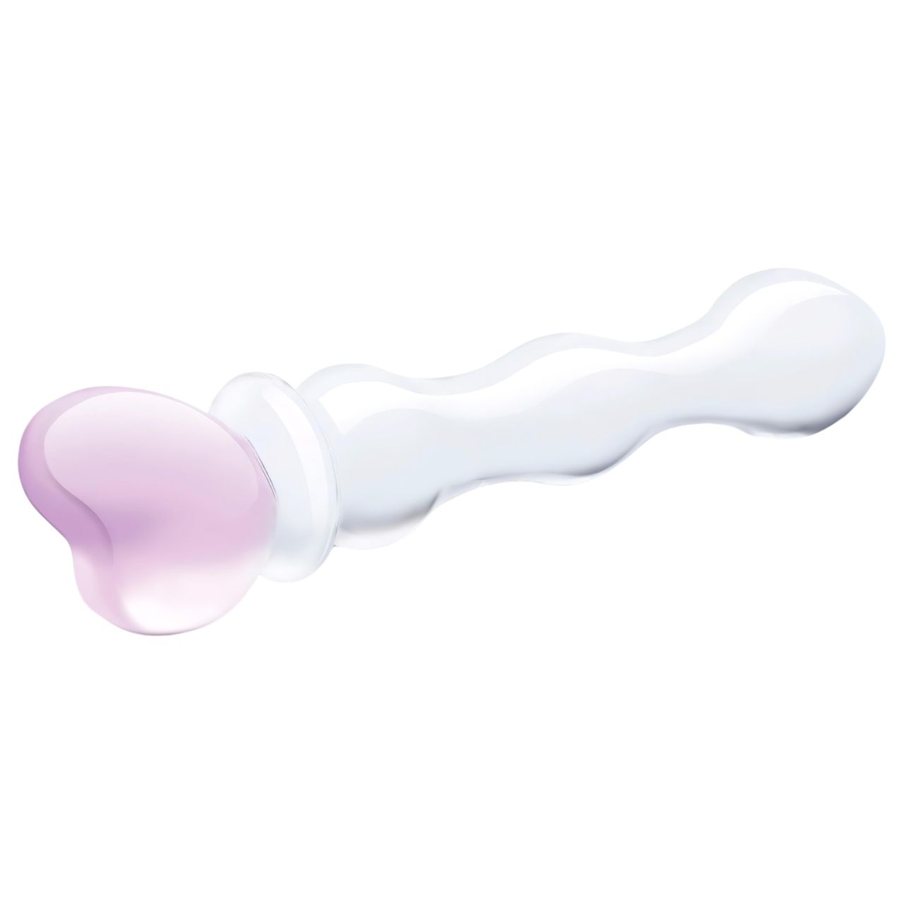GLAS - szíves üveg dildó (átlátszó) GLAS - szíves üveg dildó (átlátszó)