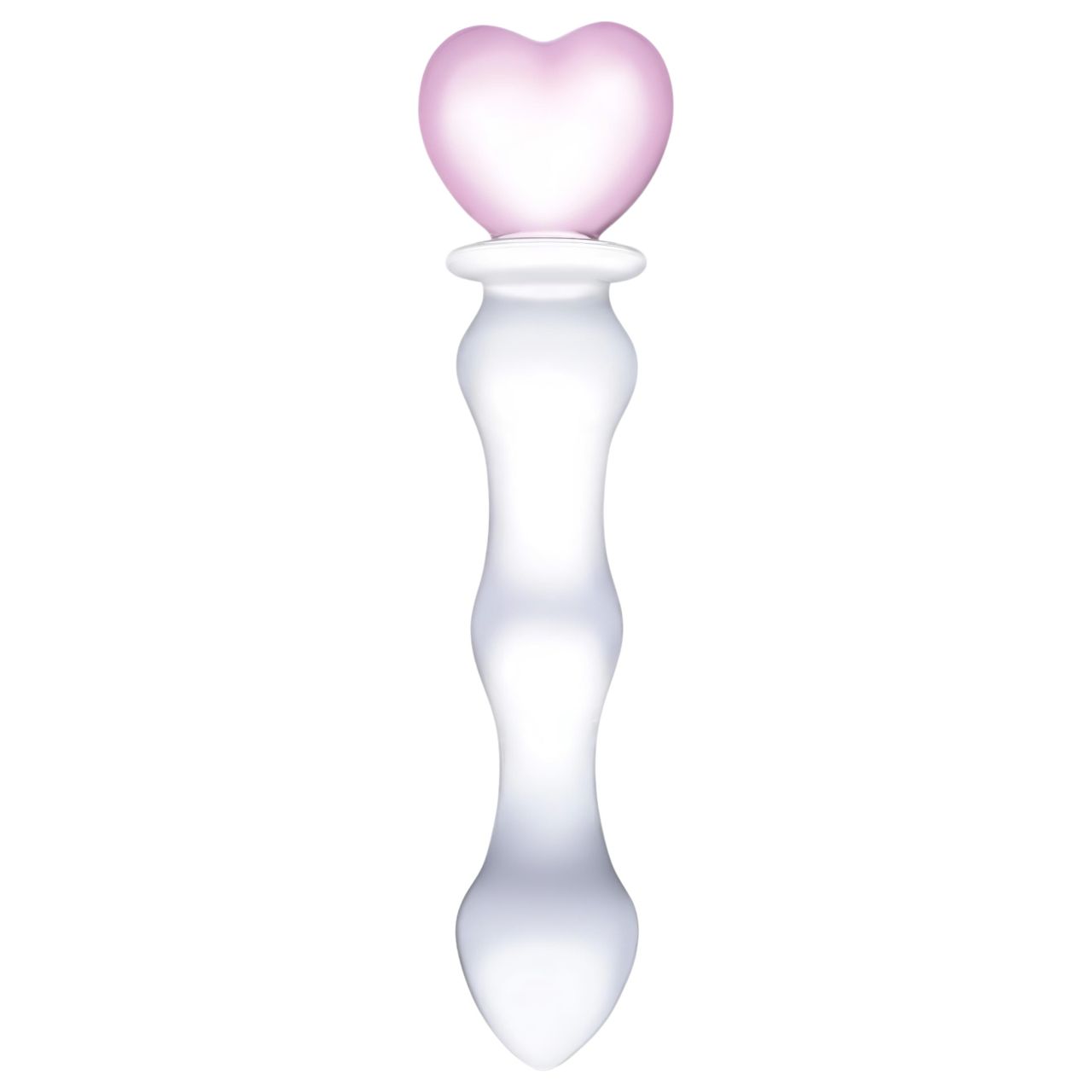 GLAS - szíves üveg dildó (átlátszó) GLAS - szíves üveg dildó (átlátszó)