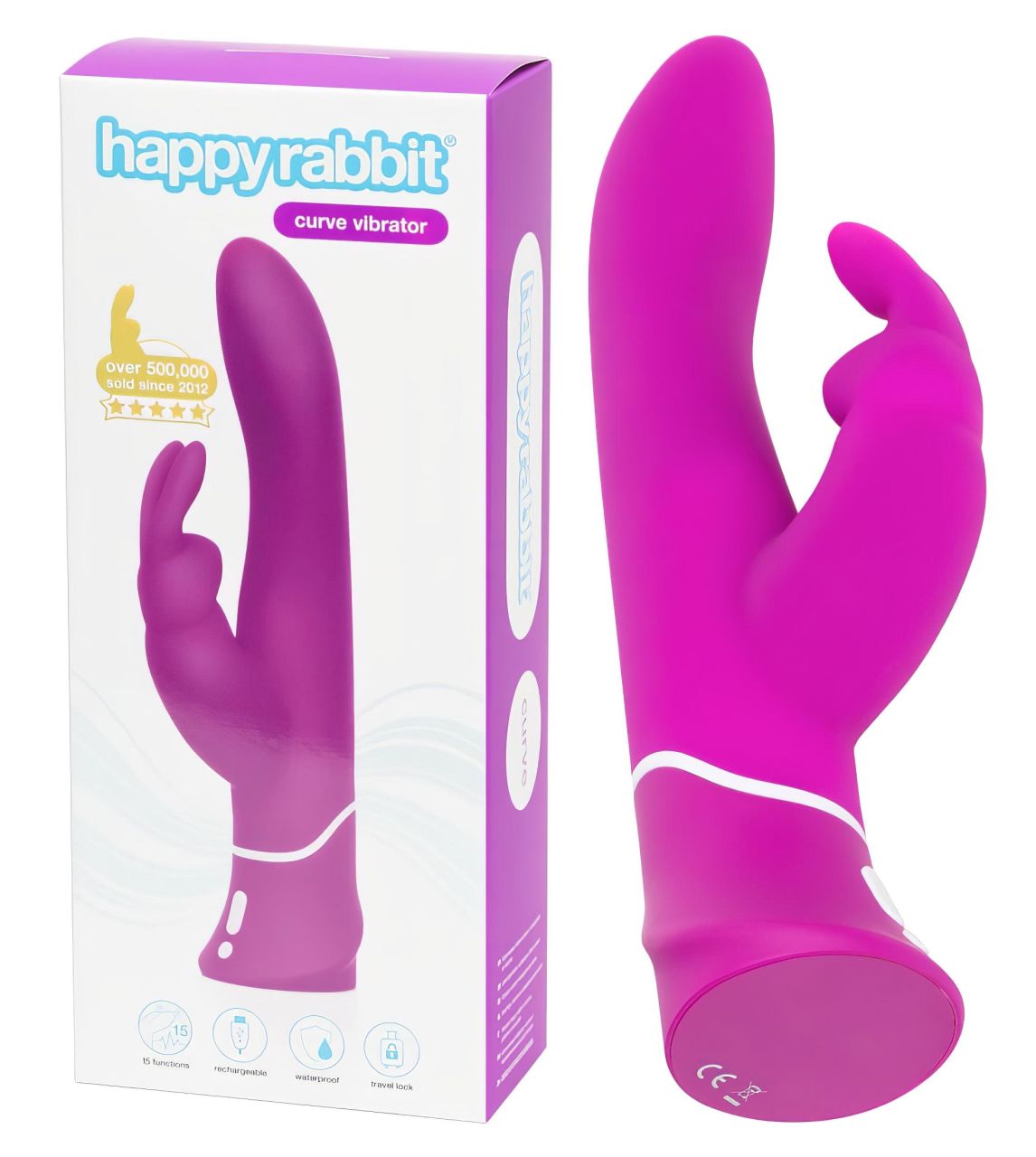 Happyrabbit Curve - vízálló csiklókaros vibrátor (lila) Happyrabbit Curve - vízálló csiklókaros vibrátor (lila)