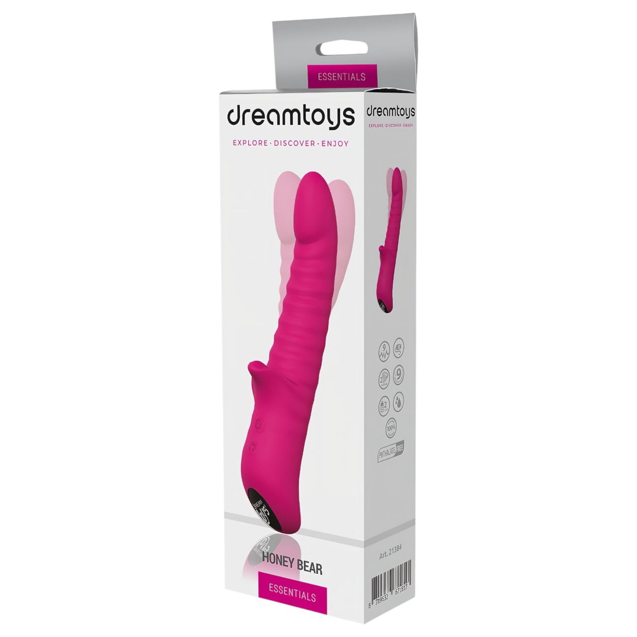 Essentials Honey Bear - forgó vibrátor (pink) Essentials Honey Bear - forgó vibrátor (pink)