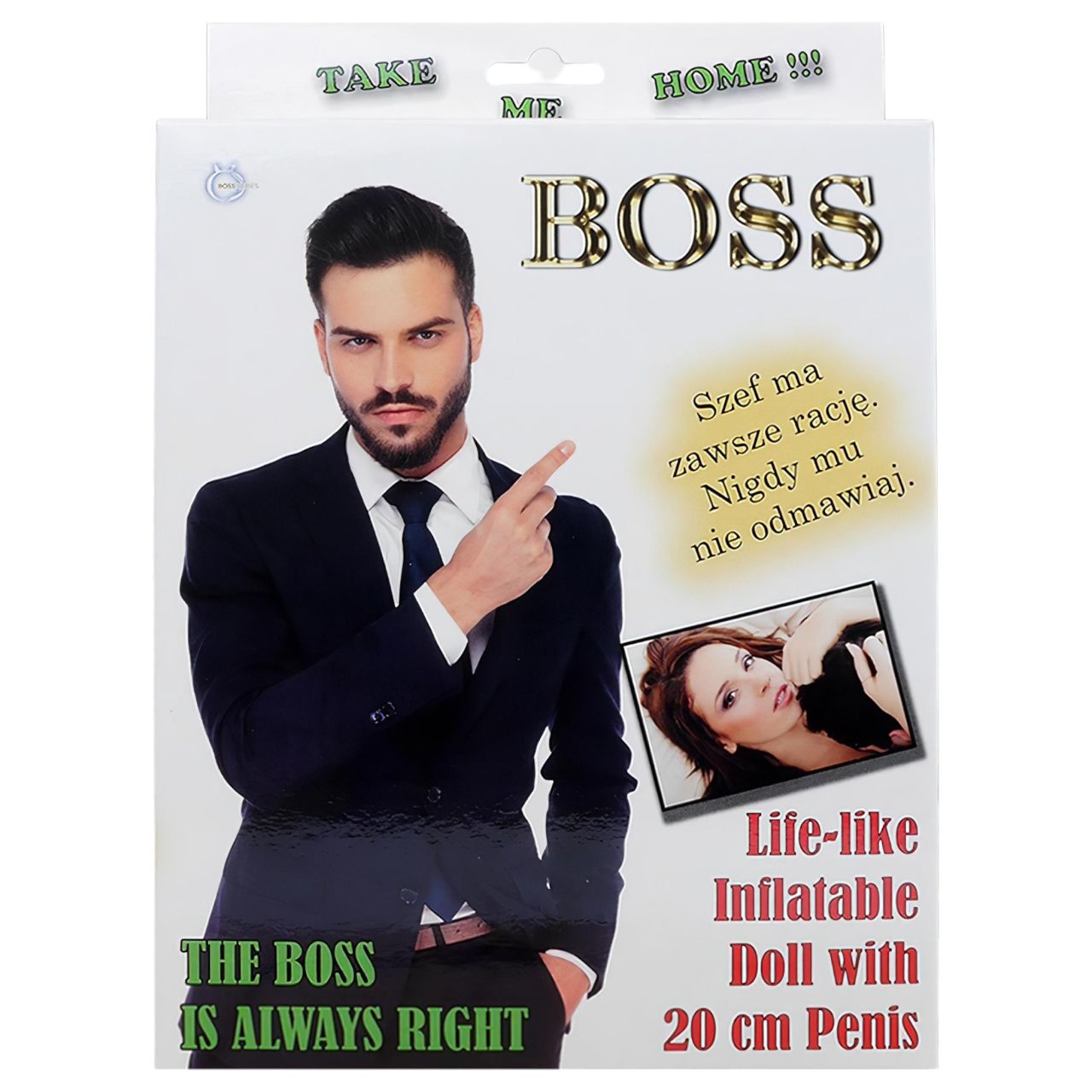 Boss - felfújható gumiférfi Boss - felfújható gumiférfi