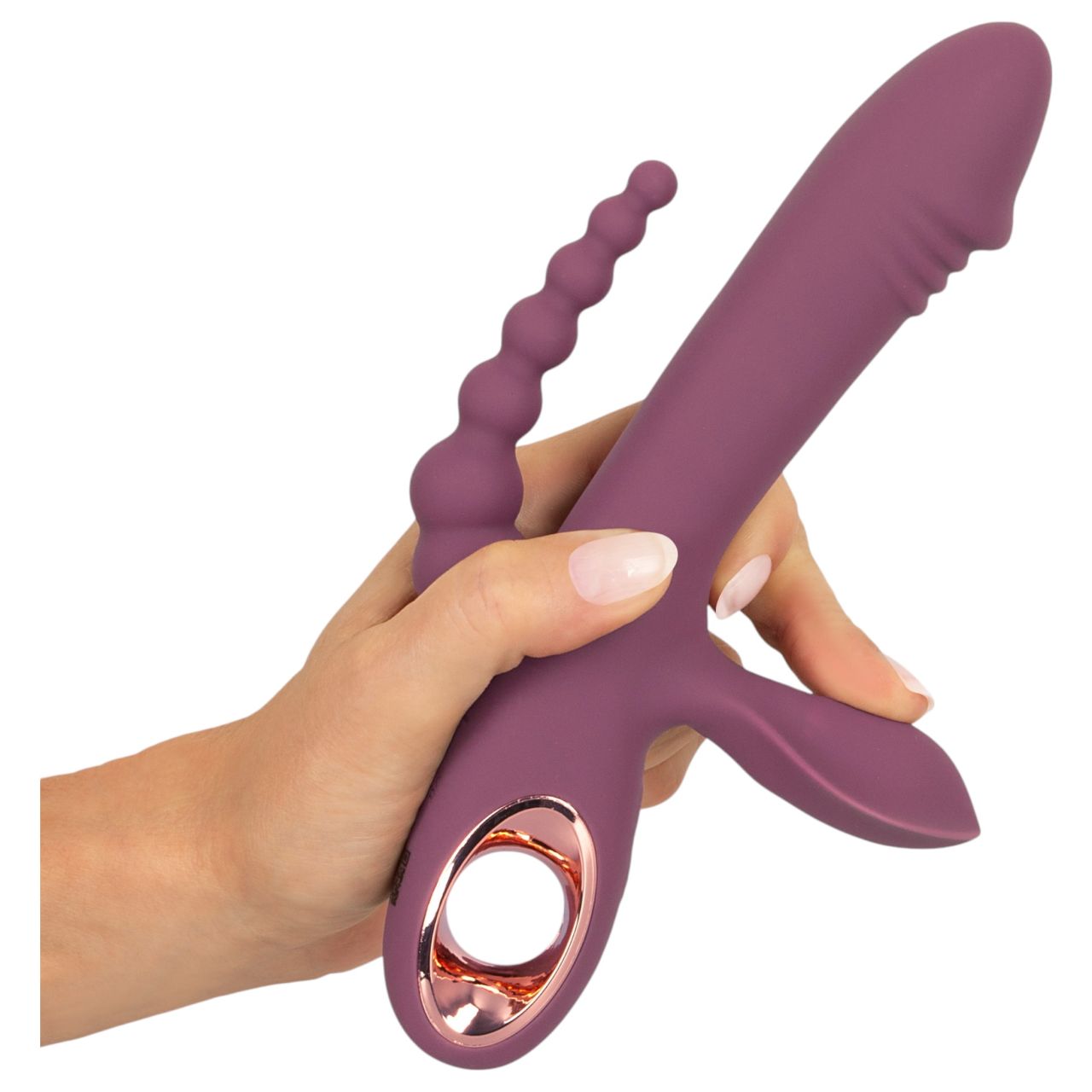 You2Toys - akkus,tripla karos vibrátor (lila) You2Toys - akkus,tripla karos vibrátor (lila)