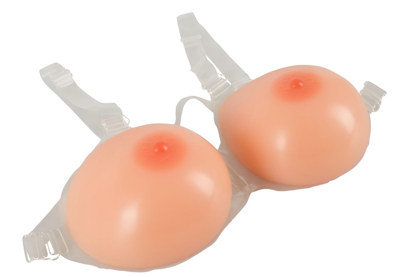 Cottelli - szilikon push-up felcsatolható mellek (2x1200g) Cottelli - szilikon push-up felcsatolható mellek (2x1200g)