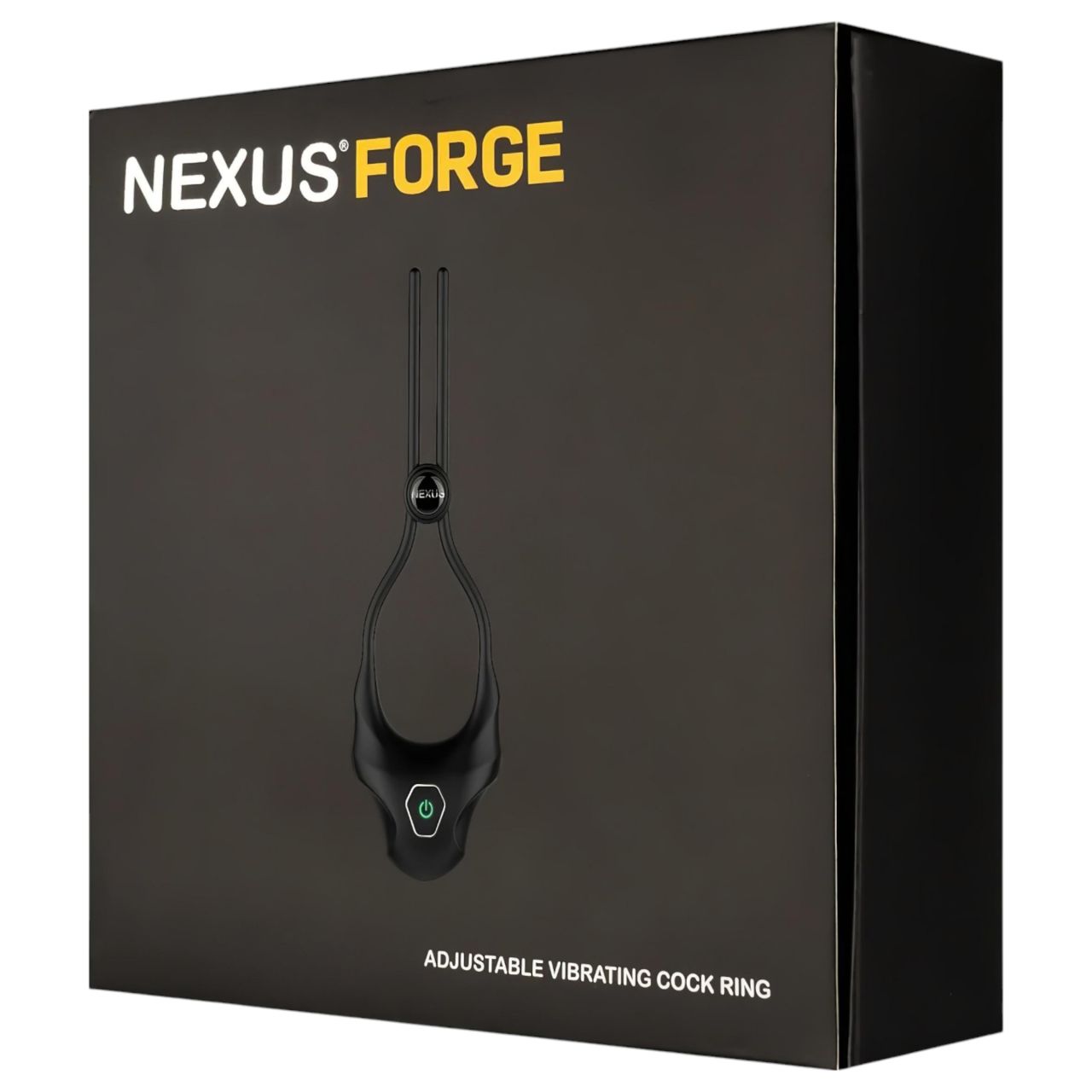 Nexus Forge - állítható vibrációs péniszgyűrű (fekete) Nexus Forge - állítható vibrációs péniszgyűrű (fekete)