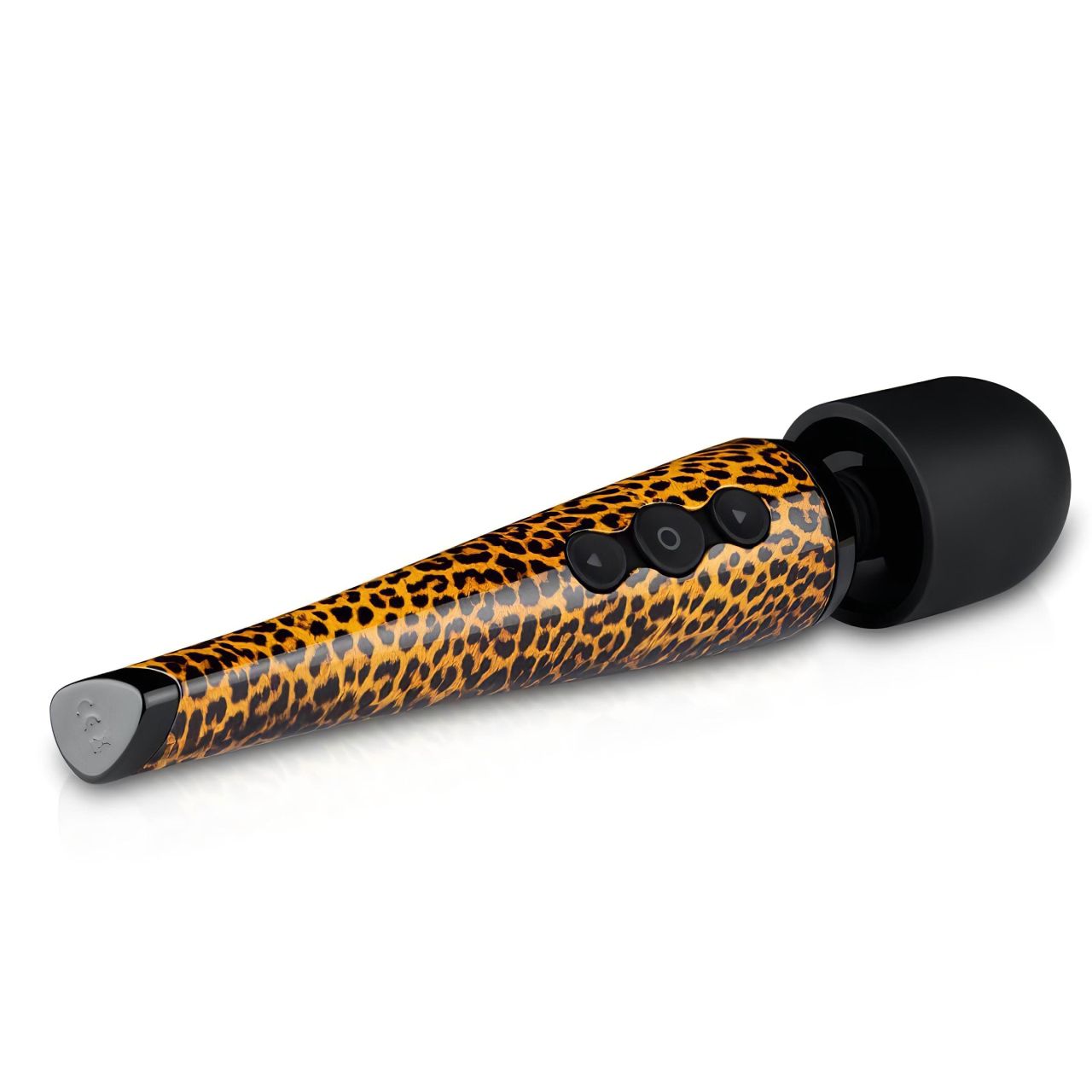 Panthra Shaka Wand - akkus, masszírozó vibrátor (leopárd-fekete) Panthra Shaka Wand - akkus, masszírozó vibrátor (leopárd-fekete)