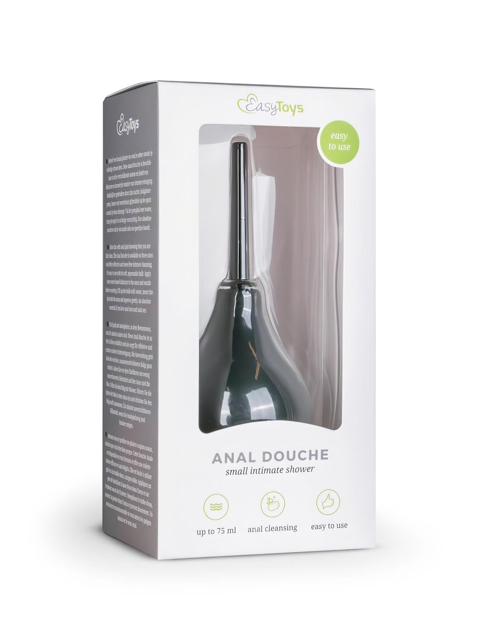 Easytoys - anál zuhany - kicsi (fekete) Easytoys - anál zuhany - kicsi (fekete)