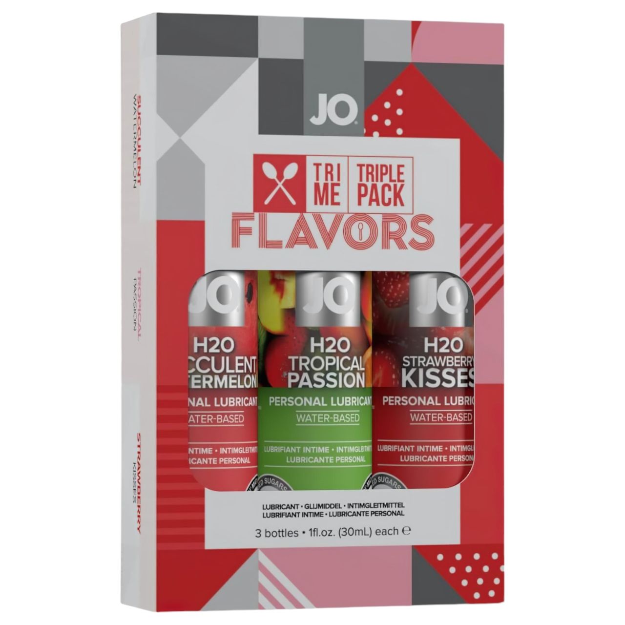 JO System Flavors - ízesített síkosító szett (3x30ml) JO System Flavors - ízesített síkosító szett (3x30ml)