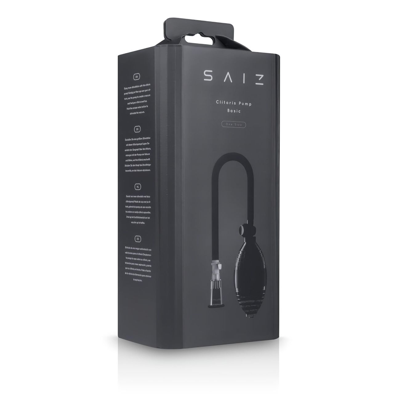 Saiz Basic - csikló pumpa (átlátszó-fekete) Saiz Basic - csikló pumpa (átlátszó-fekete)