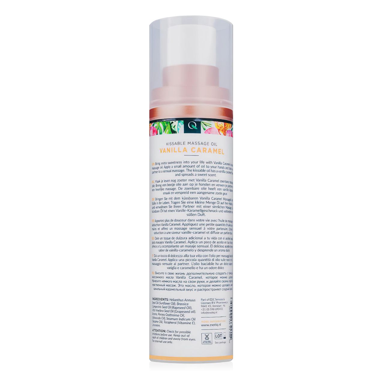 Exotiq - illatos masszázsolaj - vanília karamell (100ml) Exotiq - illatos masszázsolaj - vanília karamell (100ml)