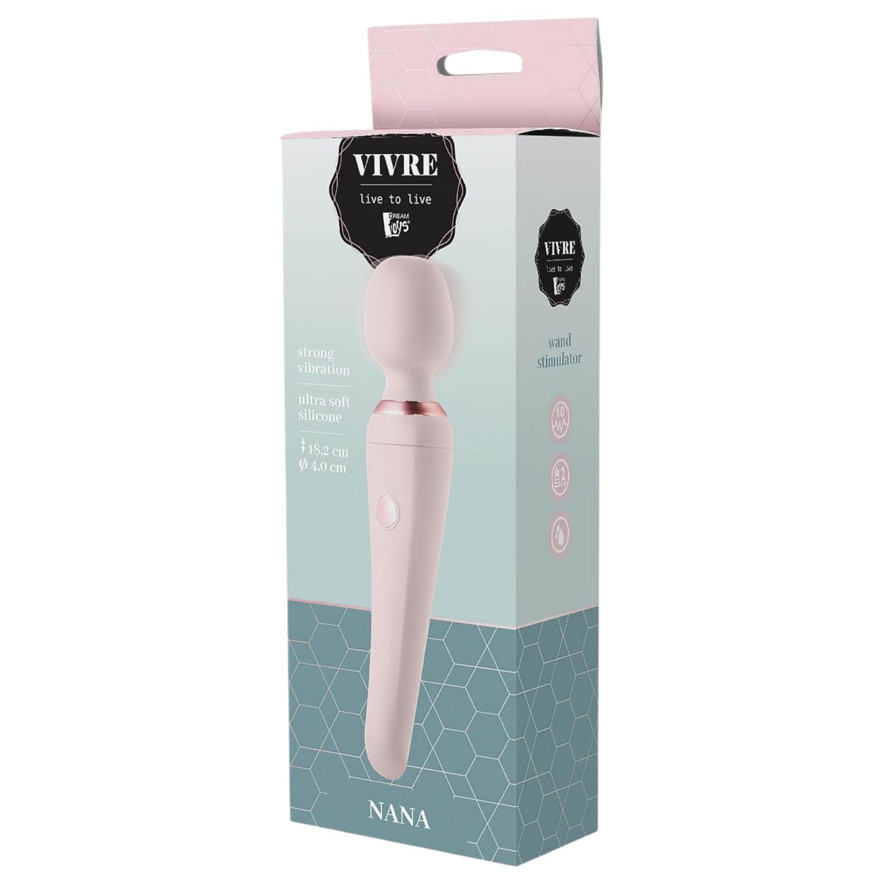 Vivre Nana - akkus masszírozó vibrátor (pink) Vivre Nana - akkus masszírozó vibrátor (pink)
