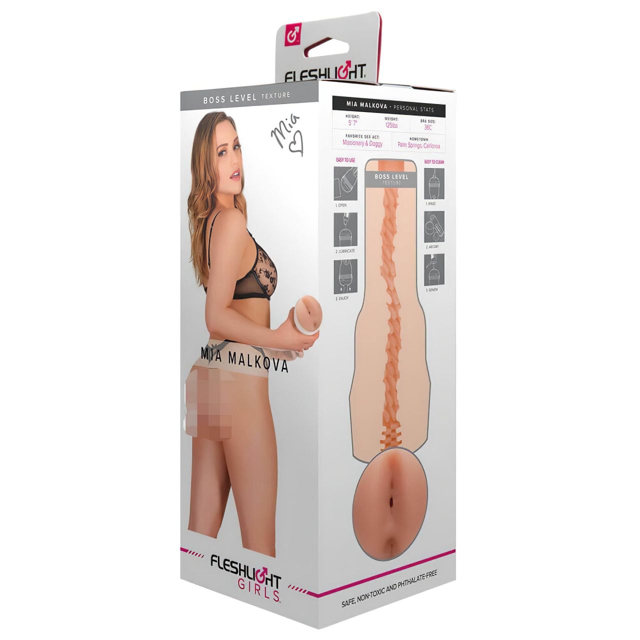 Fleshlight Mia Malkova Boss - élethű popsi maszturbátor (natúr) Fleshlight Mia Malkova Boss - élethű popsi maszturbátor (natúr)